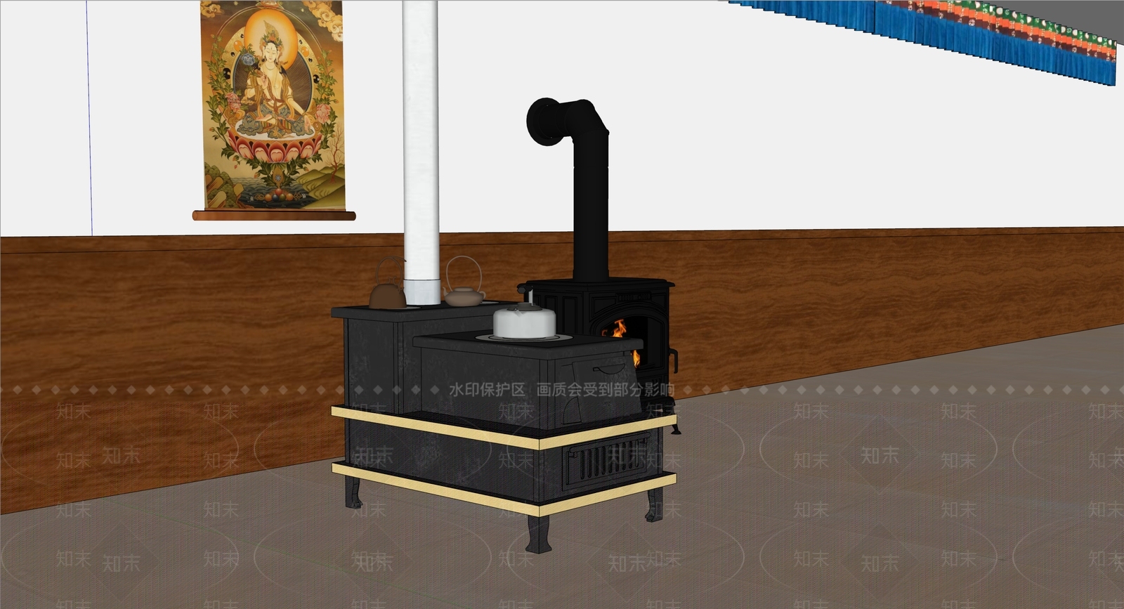 灶台SU模型下载【ID:1195111001】