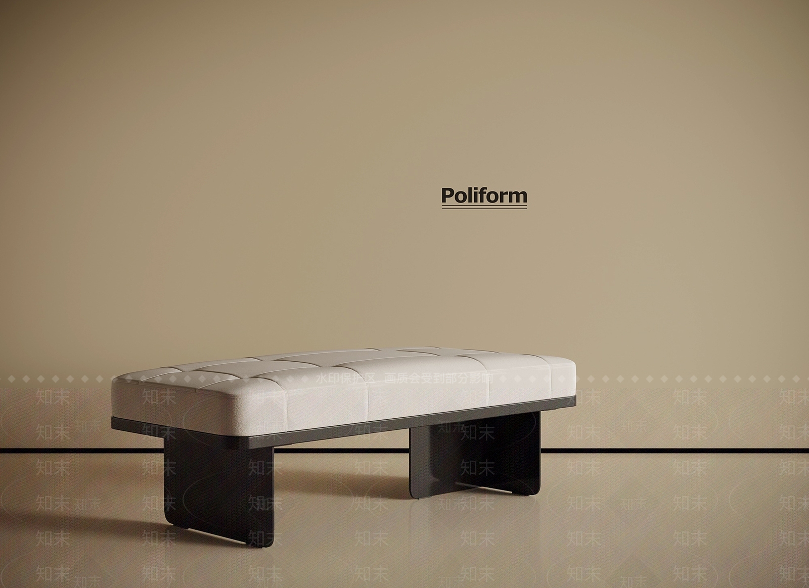 现代床尾凳SU模型下载【ID:1195111204】