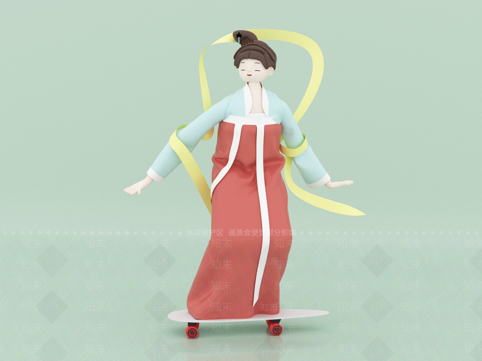 虚拟人物3D模型下载【ID:1195111538】