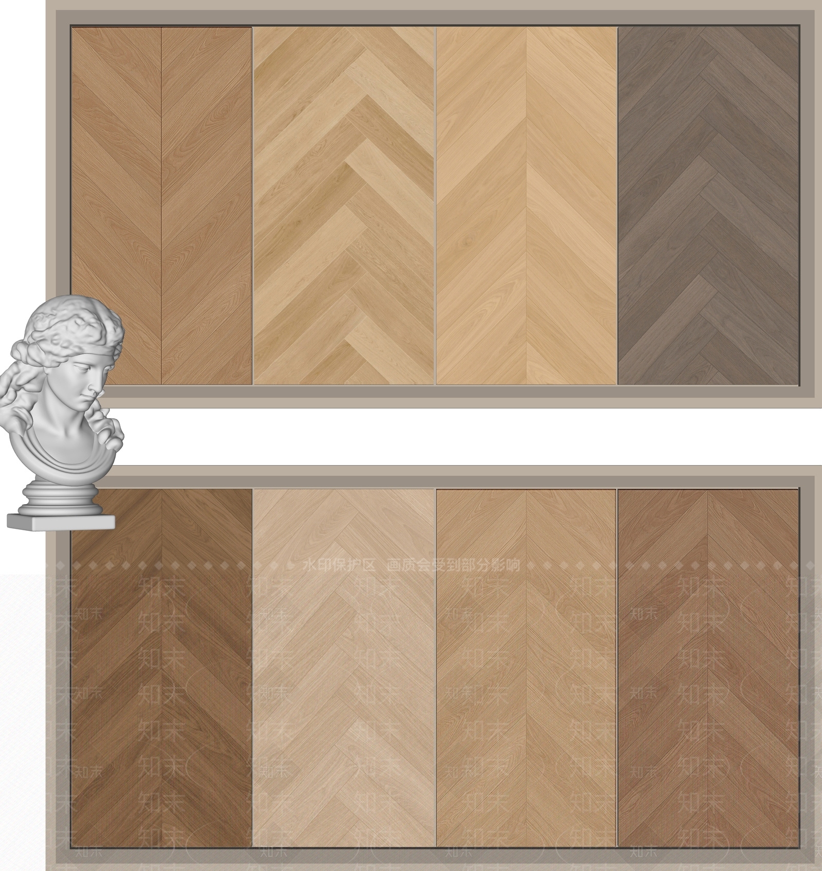 现代地板SU模型下载【ID:1195113724】