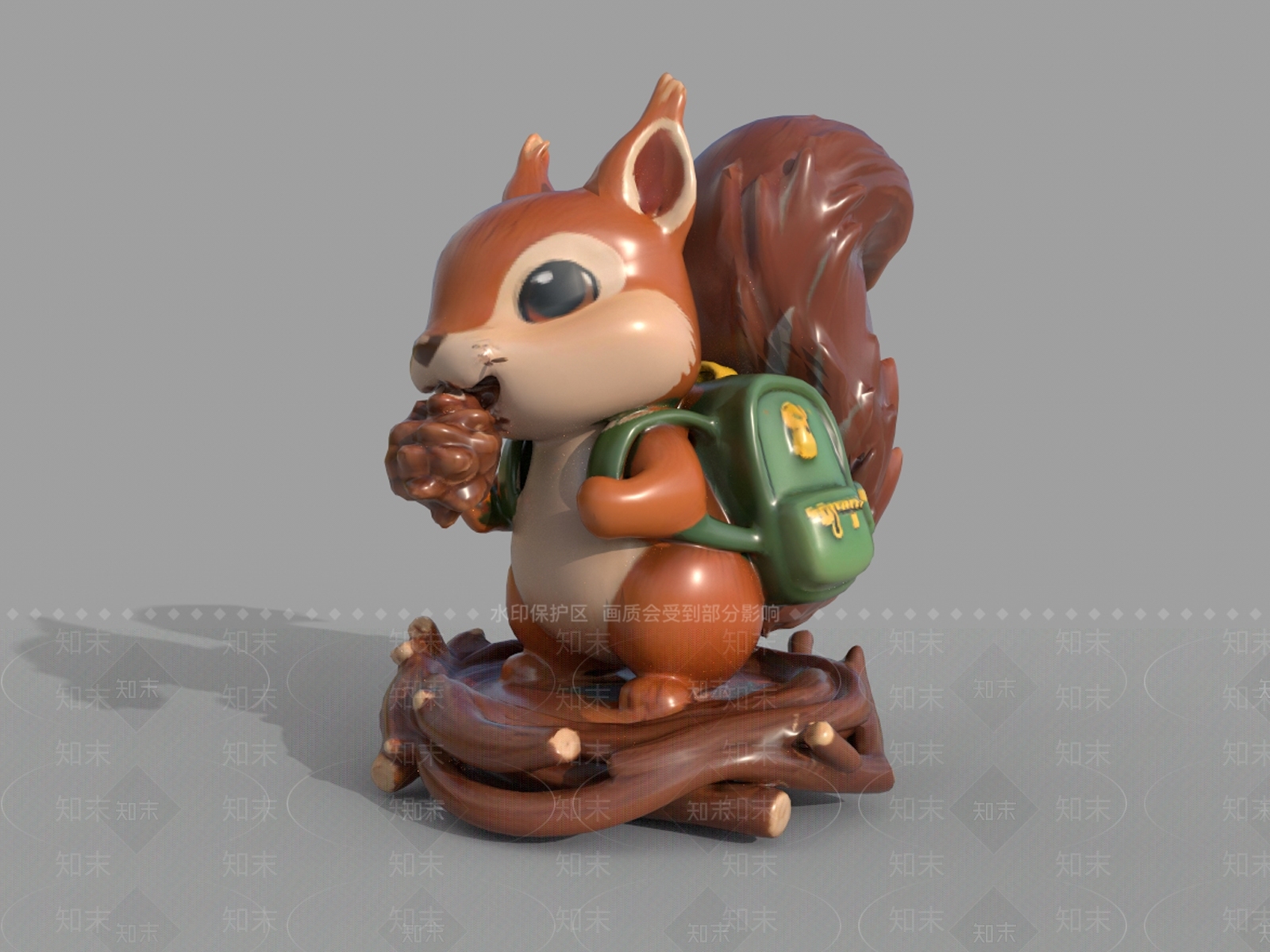 现代景观雕塑3D模型下载【ID:1195114746】