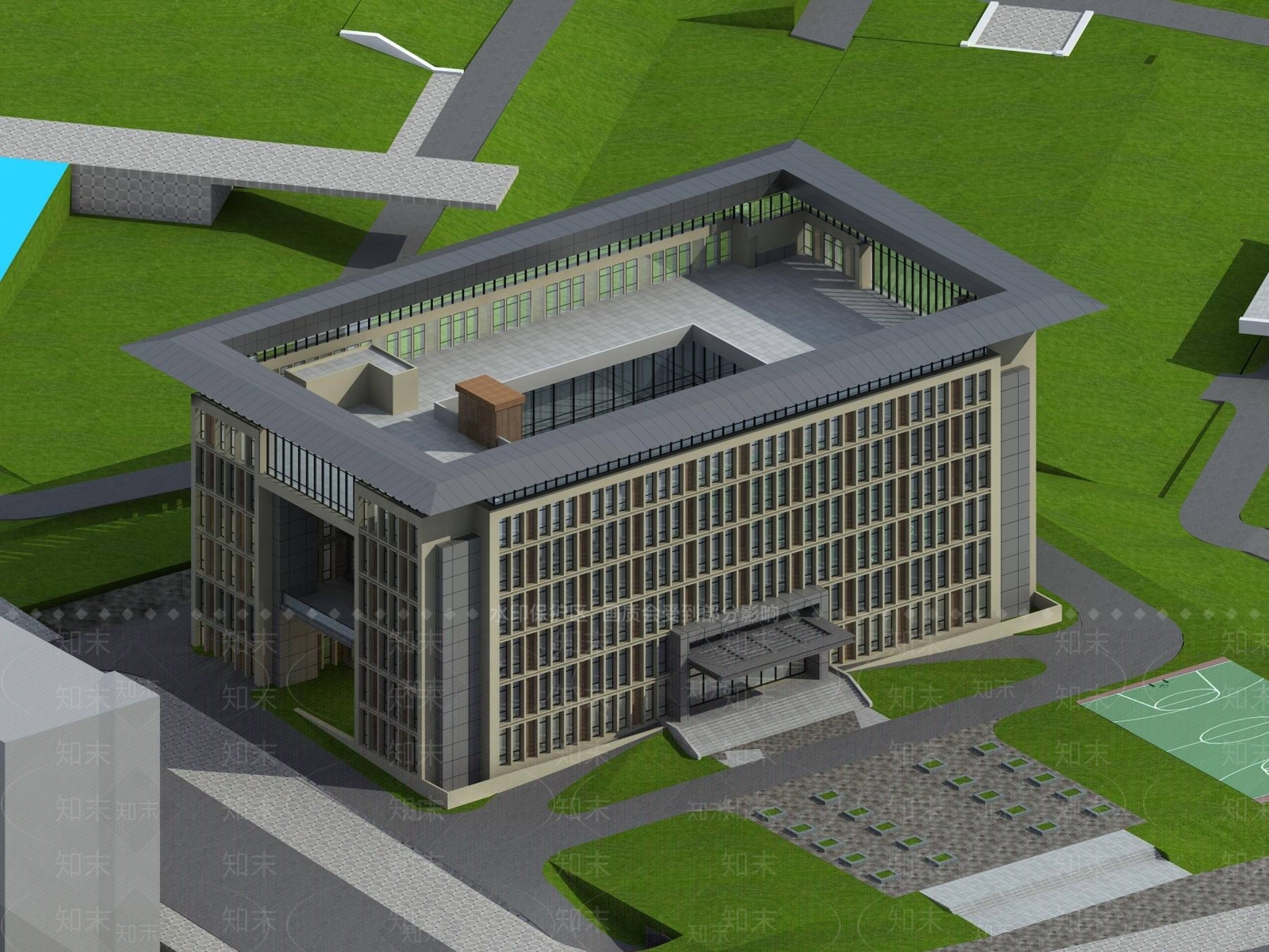 现代其他办公空间3D模型下载【ID:1195114732】