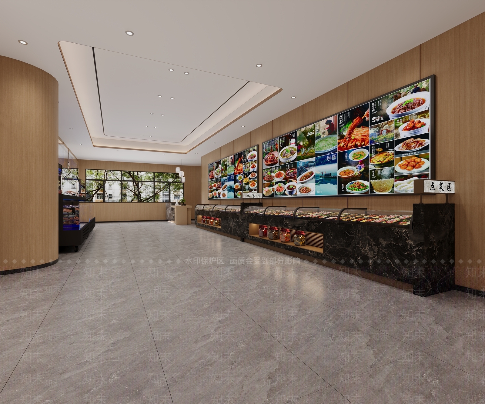 现代新中式其他餐饮空间3D模型下载【ID:1195115308】