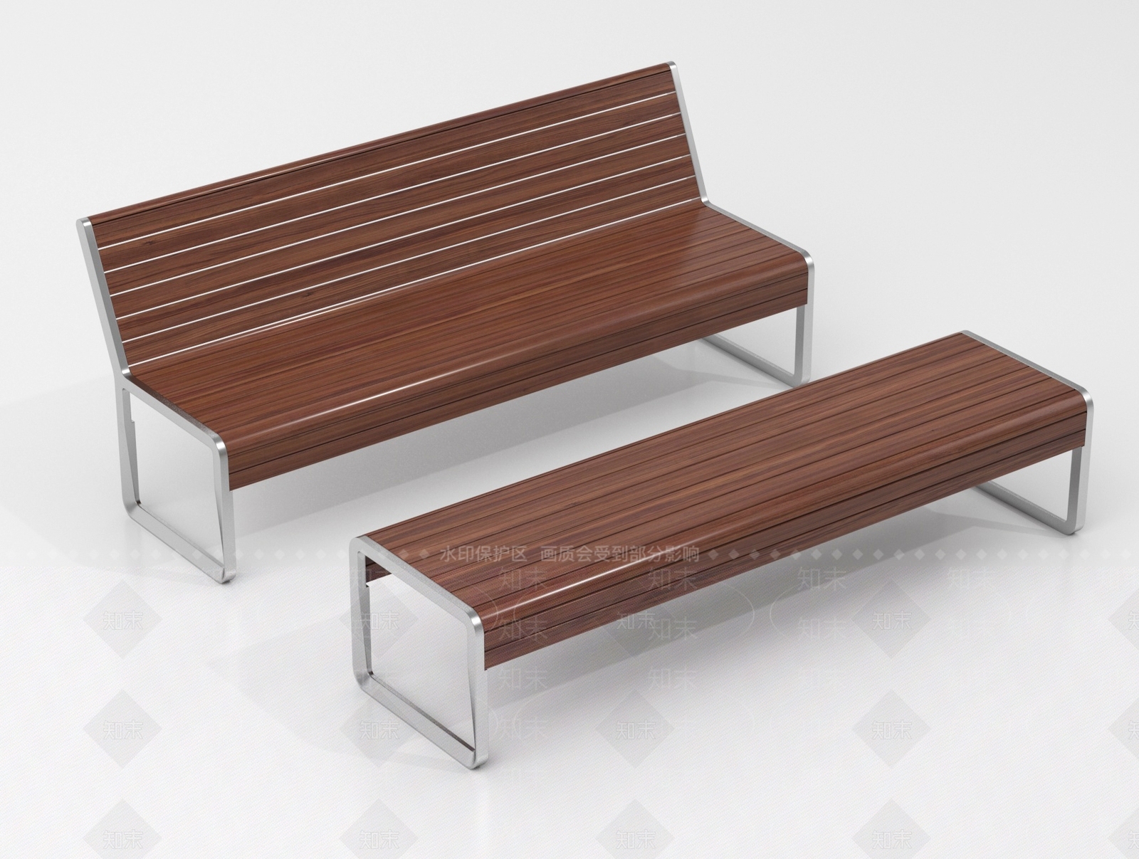 现代景观座椅3D模型下载【ID:1195117710】