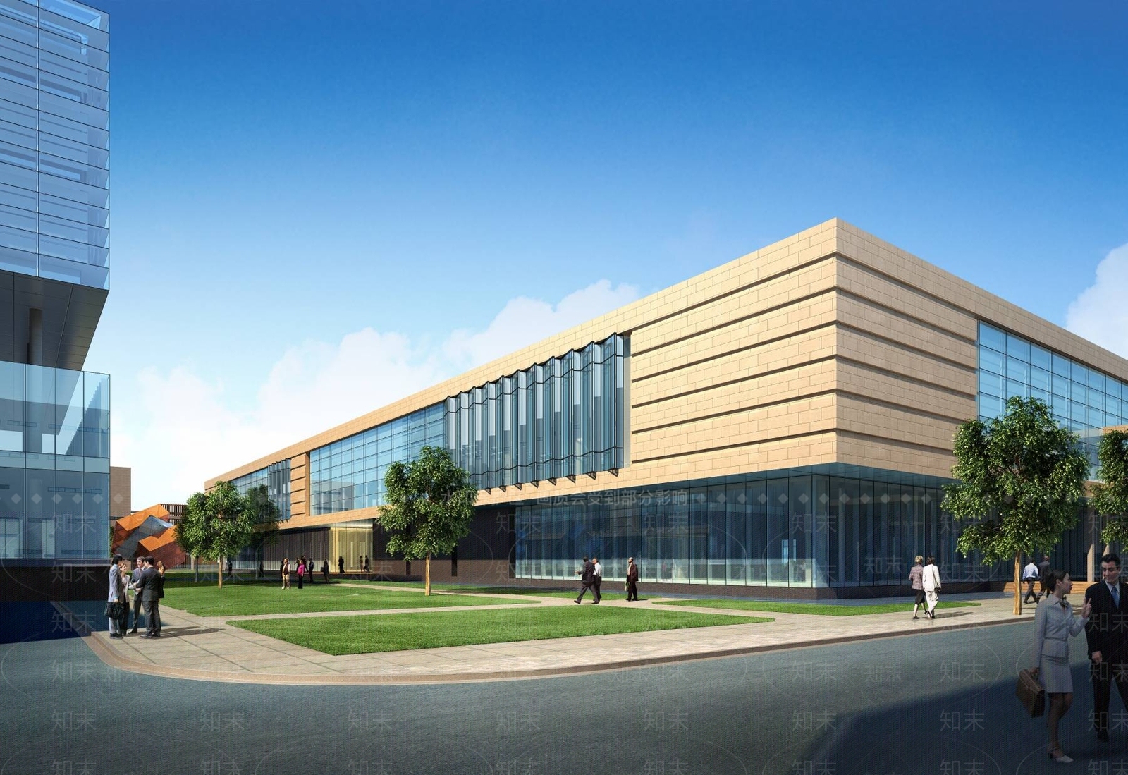 现代其他办公空间3D模型下载【ID:1195117865】
