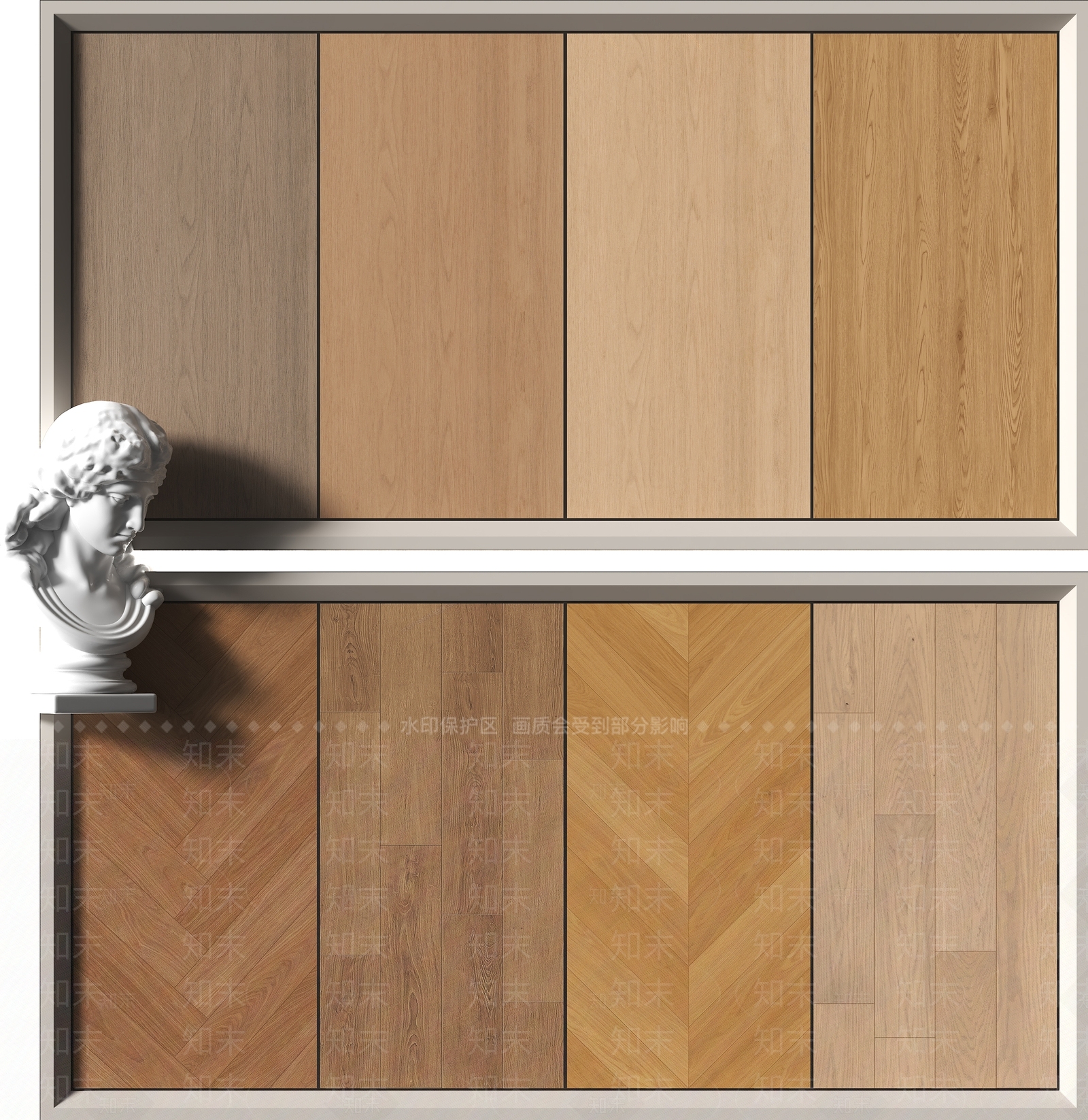 现代地板SU模型下载【ID:1195119963】