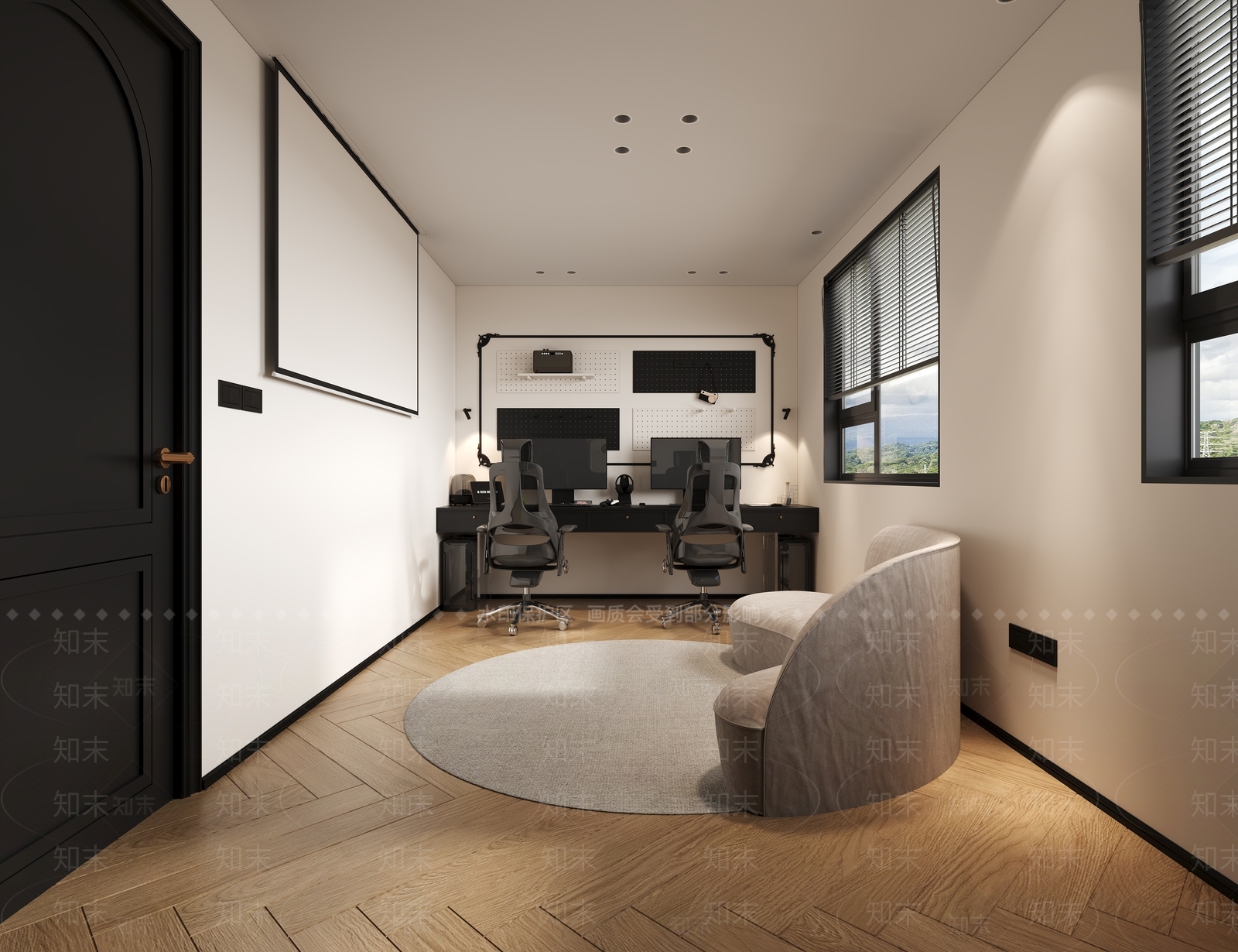 法式中古影音室3D模型下载【ID:1195121655】