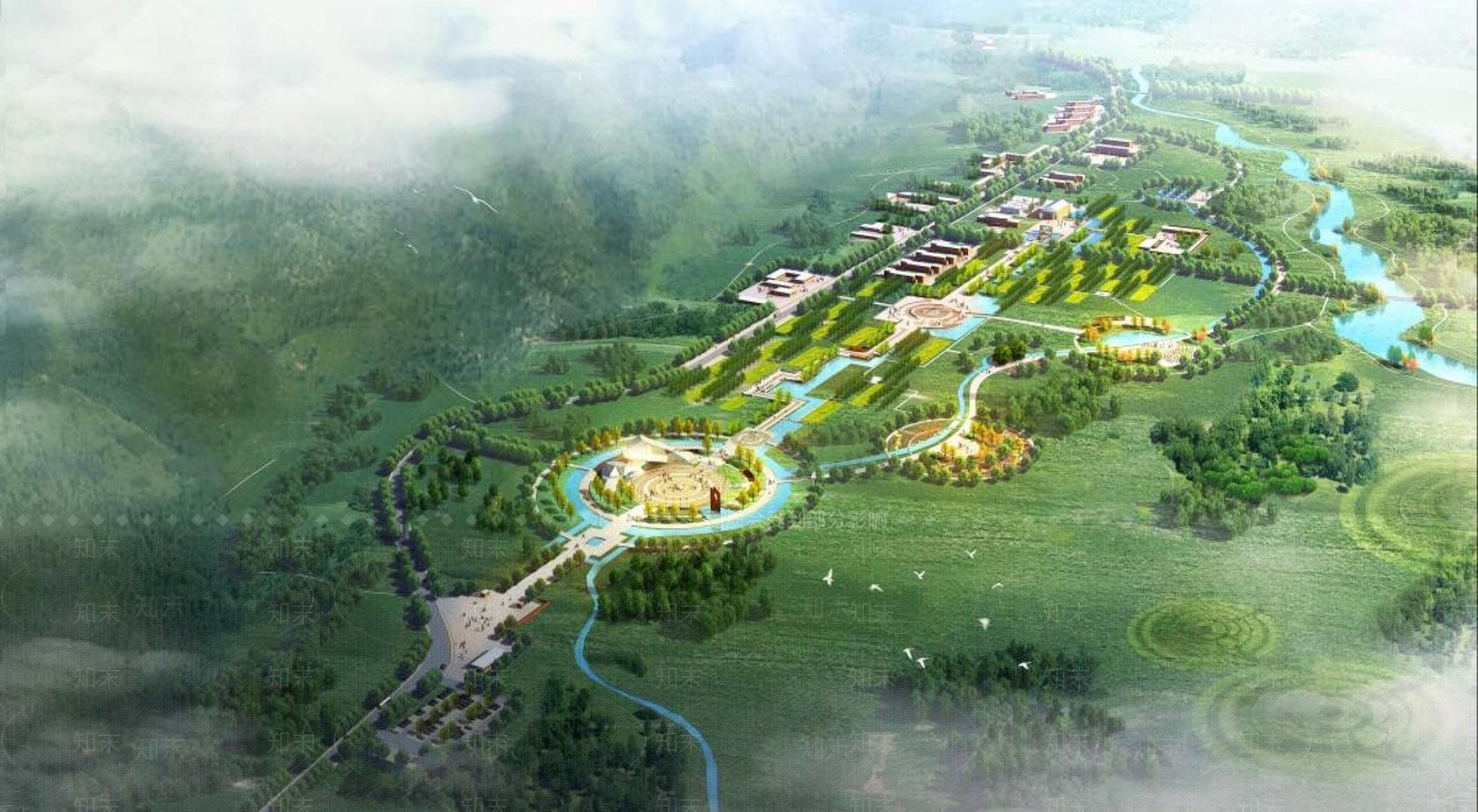 现代公园3D模型下载【ID:1195127640】