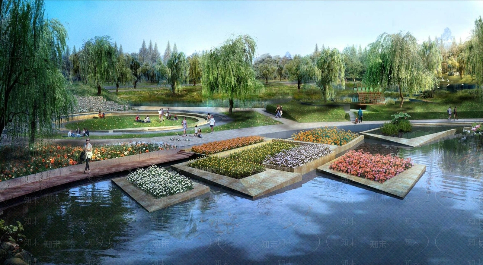 现代公园3D模型下载【ID:1195133581】
