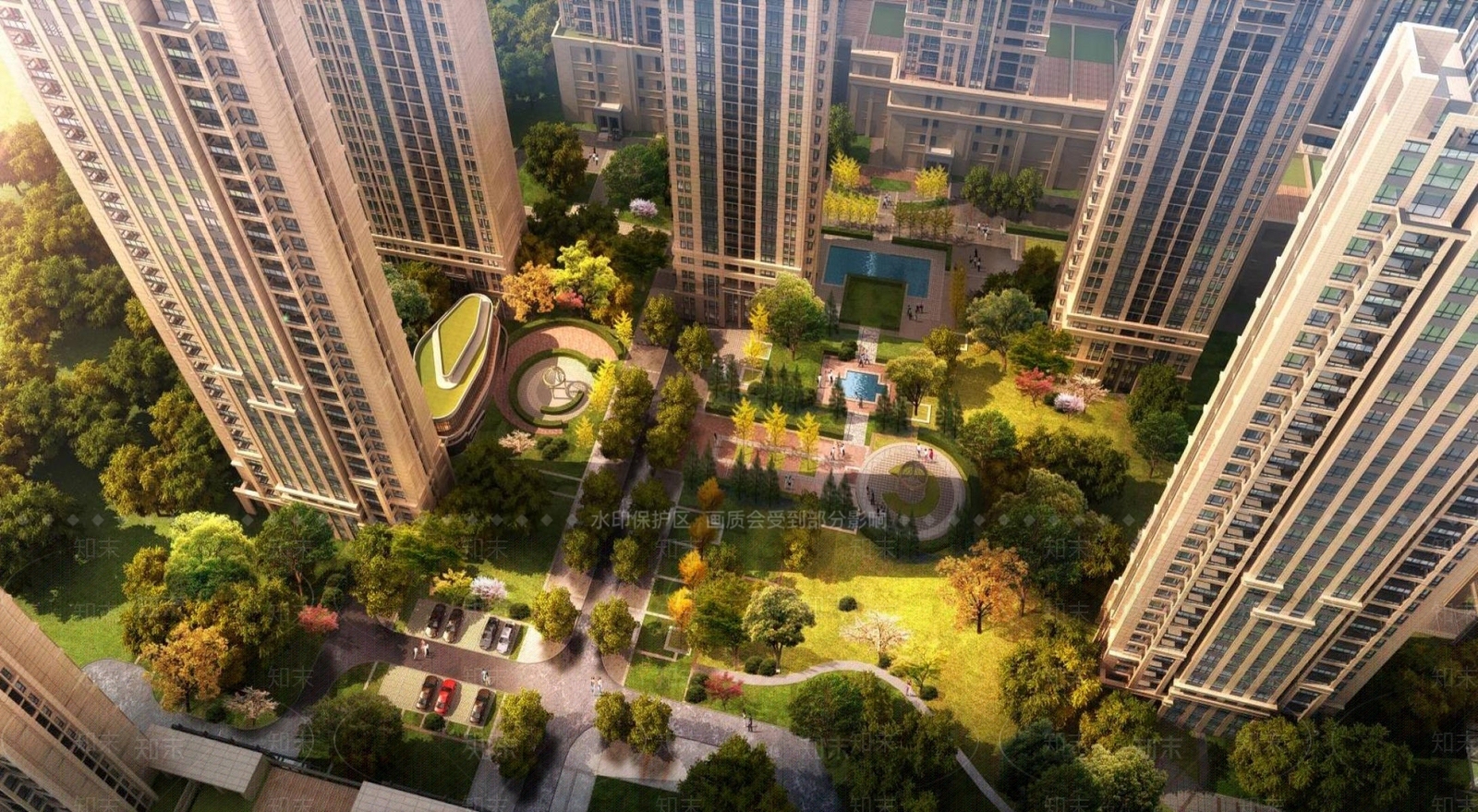 简欧高层住宅3D模型下载【ID:1195136766】