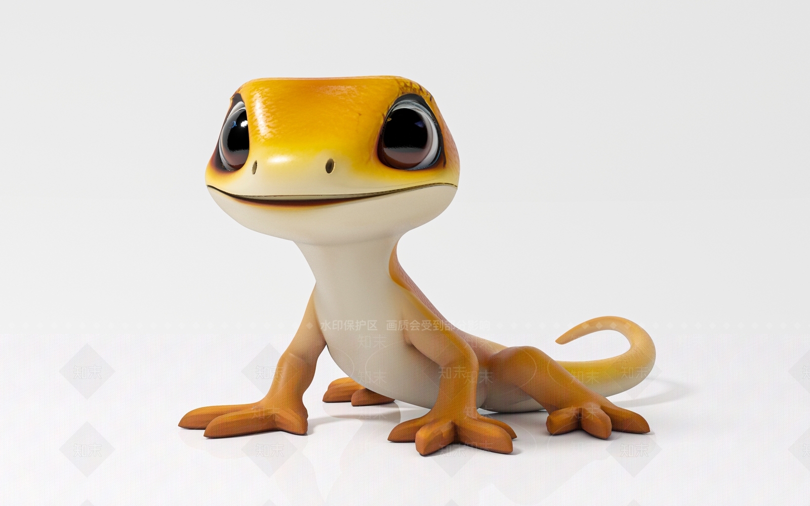 爬行类动物3D模型下载【ID:1195137227】