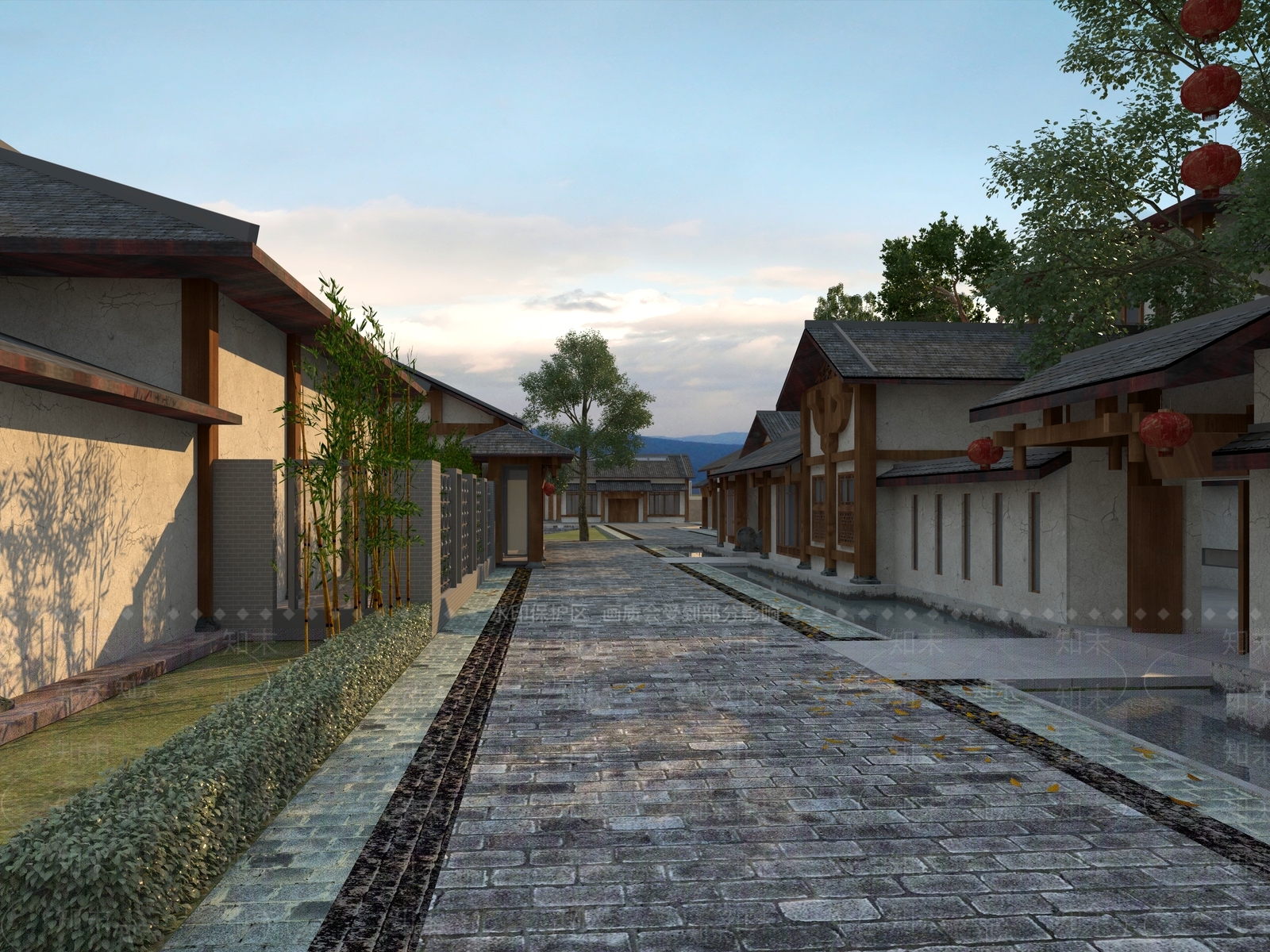 中式中古民宿3D模型下载【ID:1195137510】