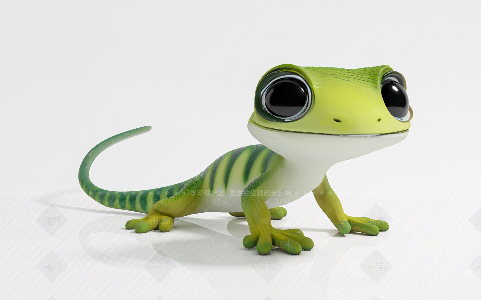 爬行类动物3D模型下载【ID:1195138226】