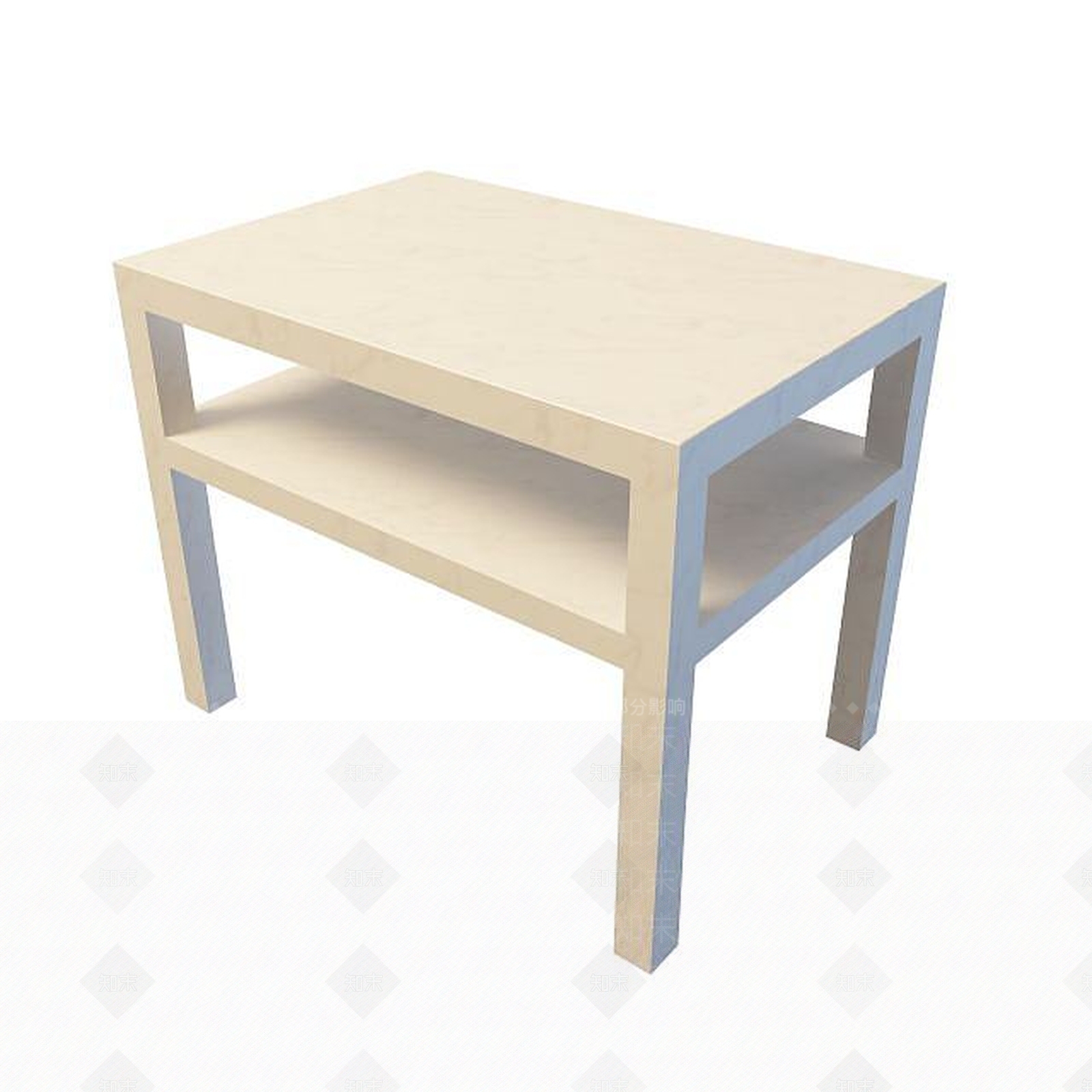 现代方桌3D模型下载【ID:1195139577】