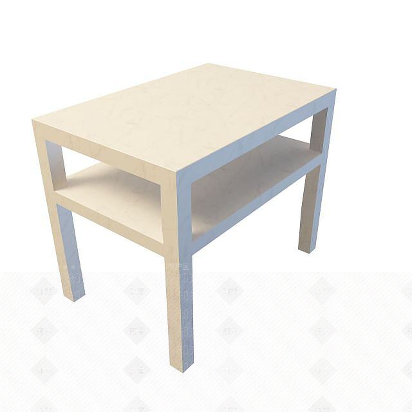 现代方桌3D模型下载【ID:1195139577】