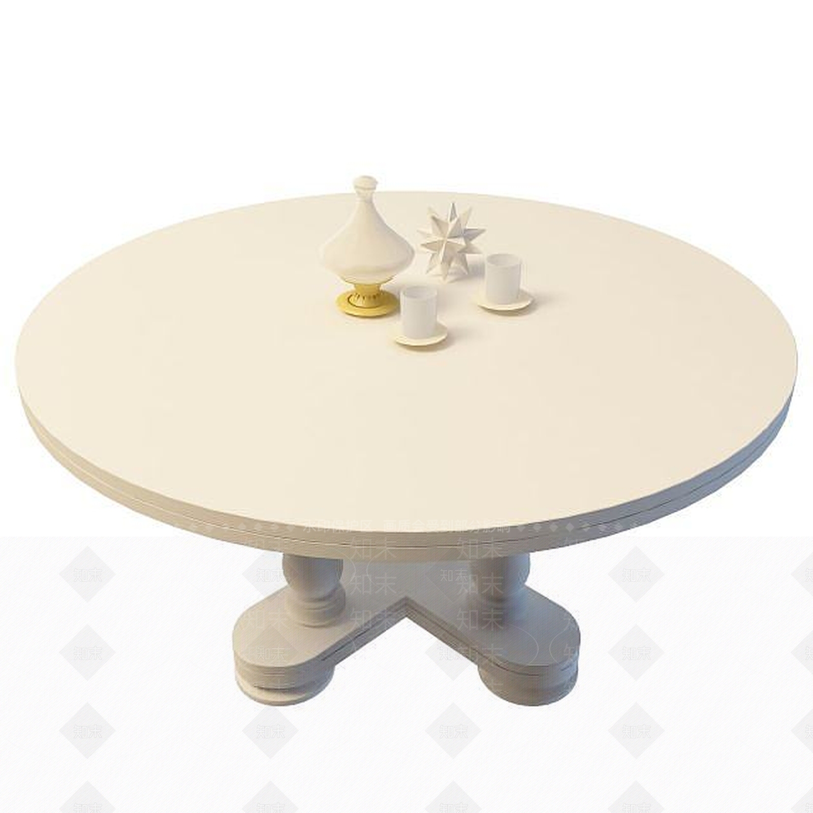 现代圆桌3D模型下载【ID:1195139684】