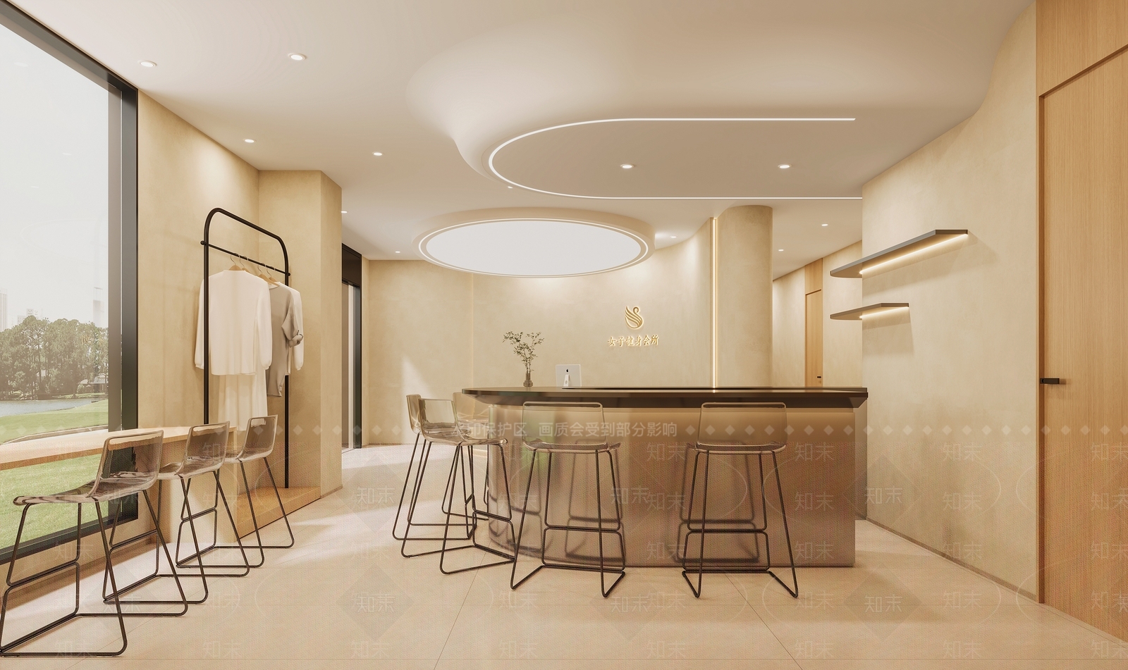 现代美容院3D模型下载【ID:1195139758】