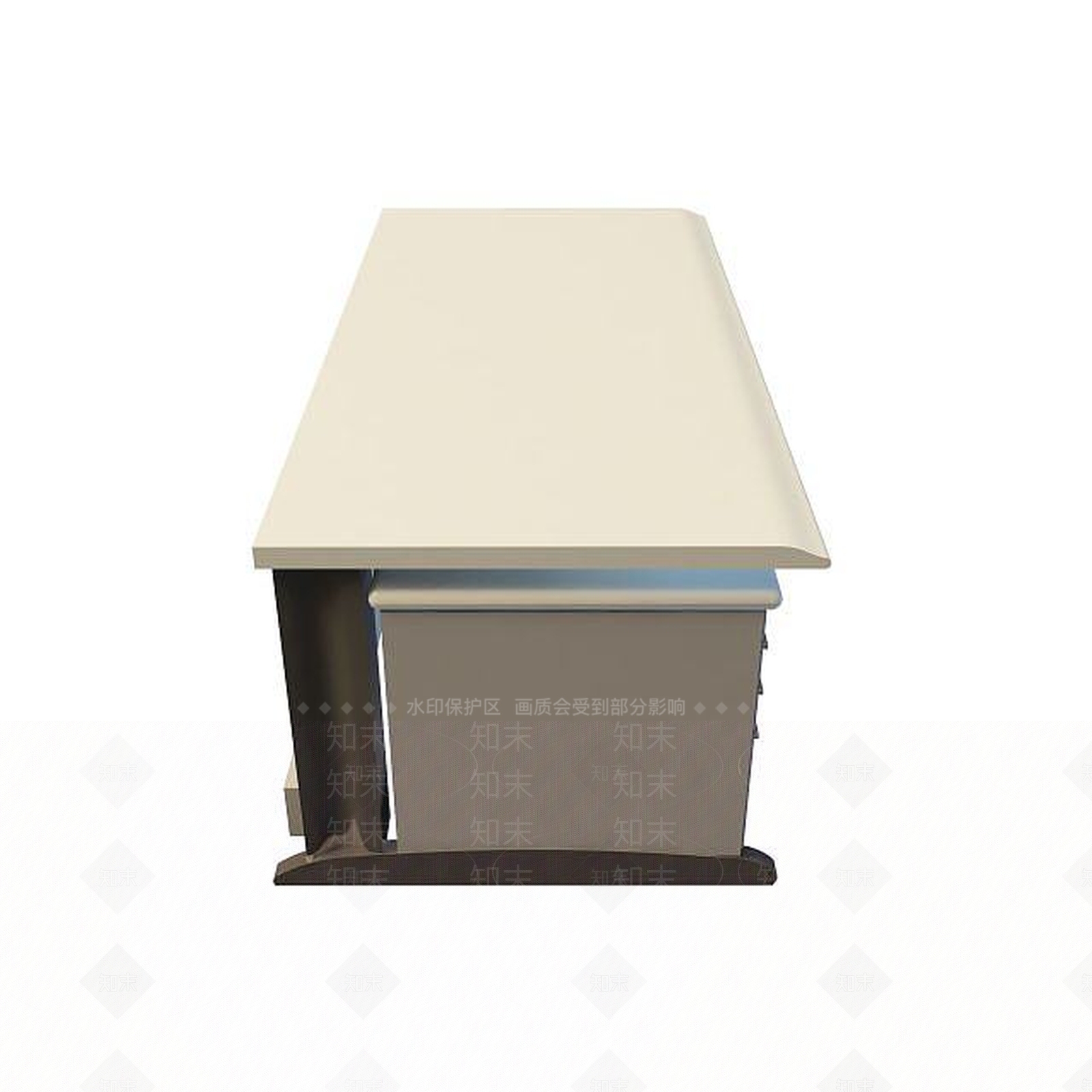 现代时尚办公桌3D模型下载【ID:1195139720】