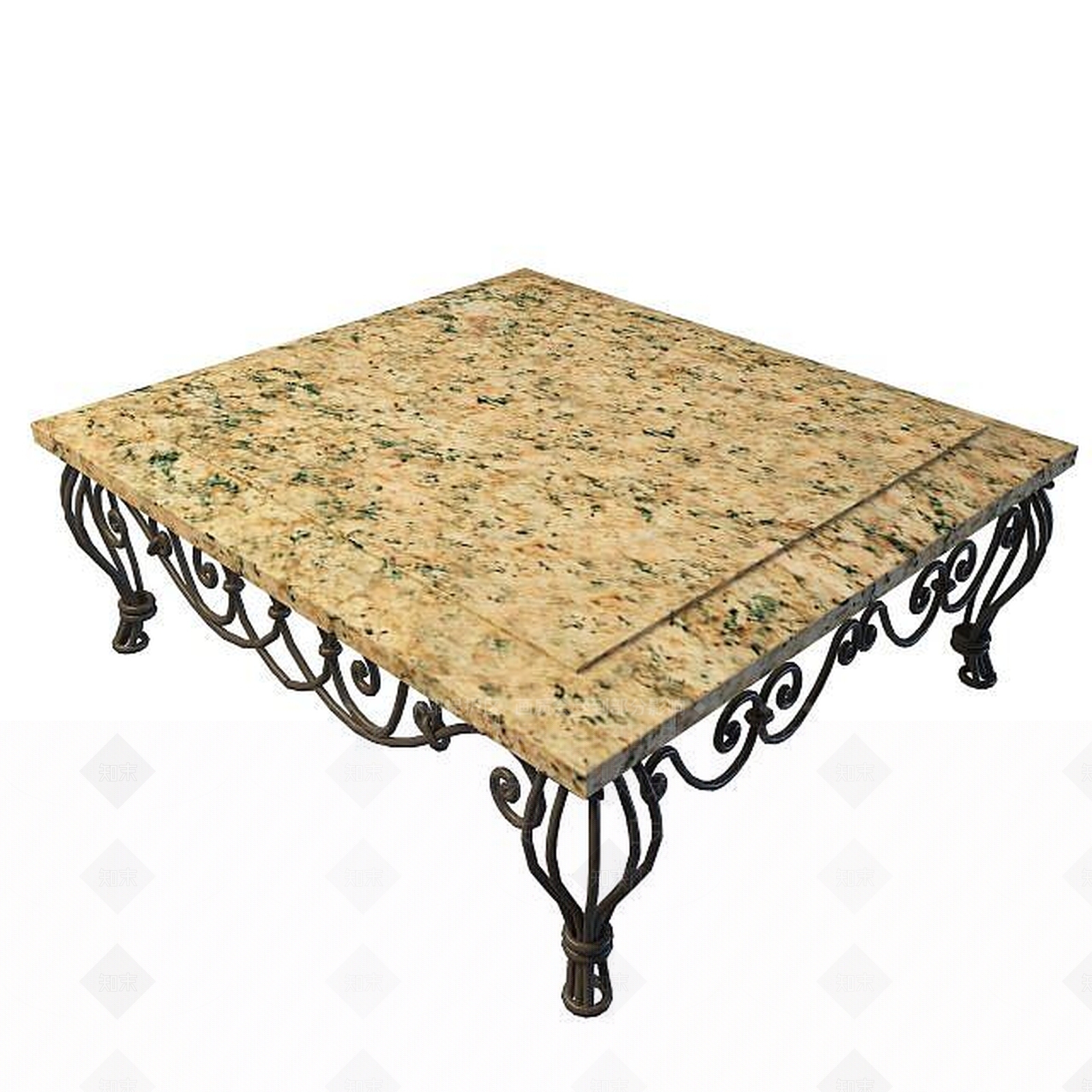 欧式古典欧式边几3D模型下载【ID:1195141552】