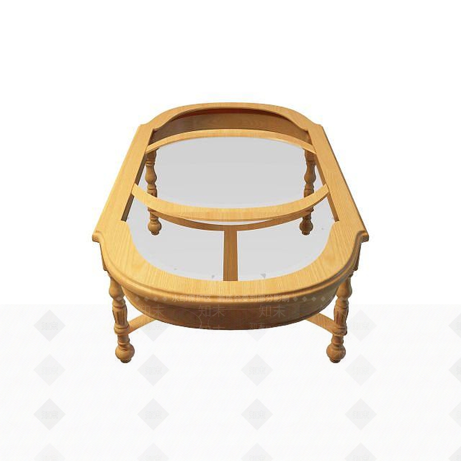 现代玻璃桌3D模型下载【ID:1195143061】