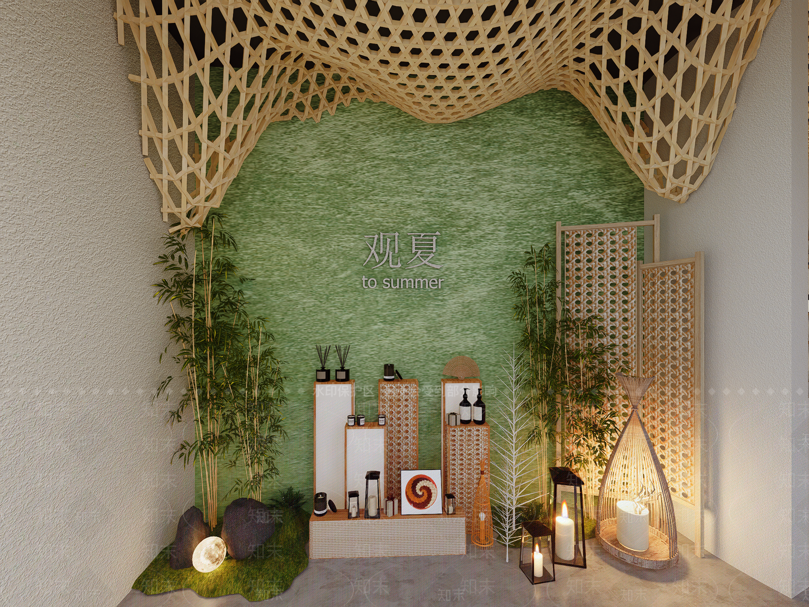 现代美妆店SU模型下载【ID:1195145831】