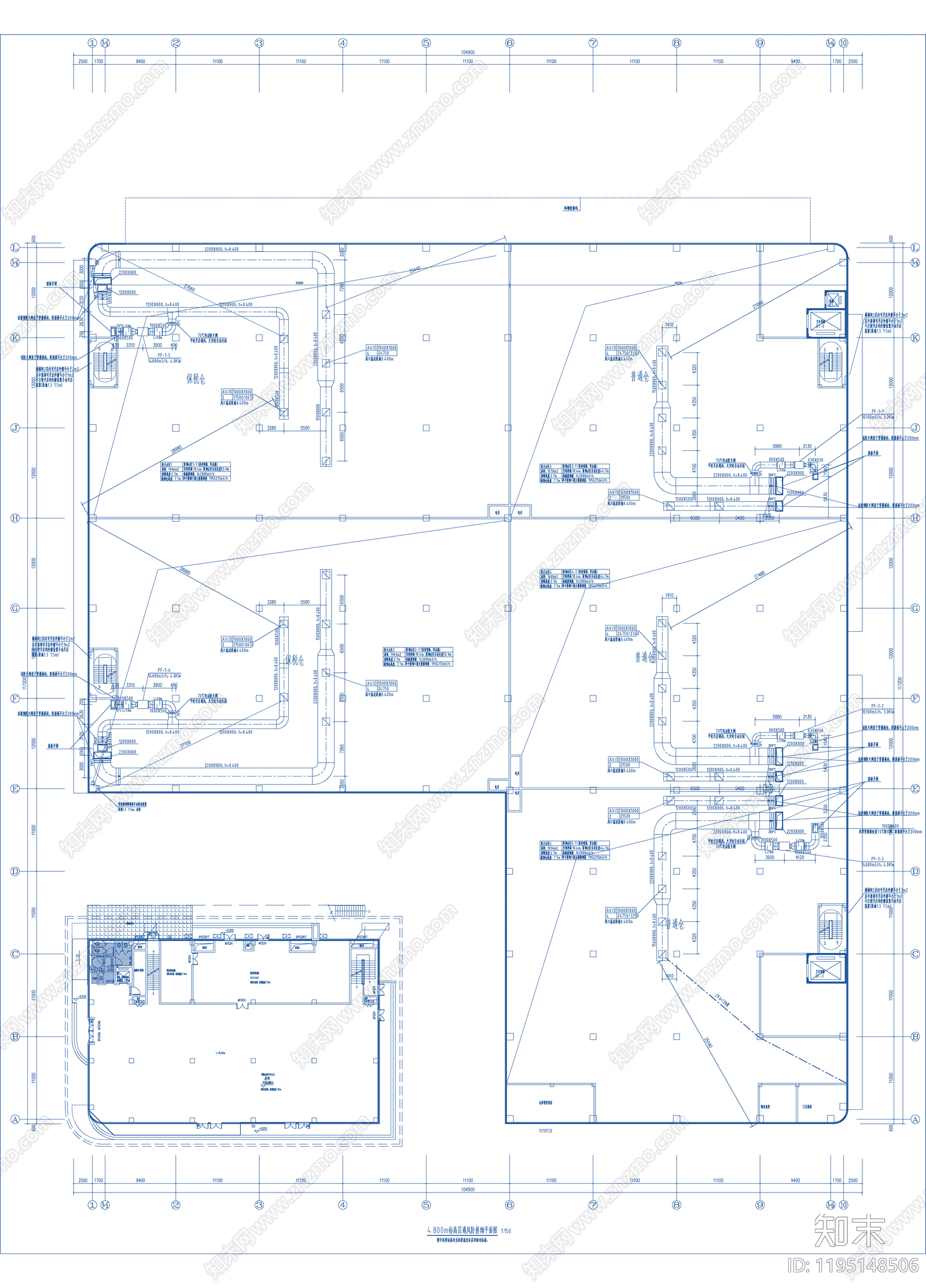 暖通图施工图下载【ID:1195148506】