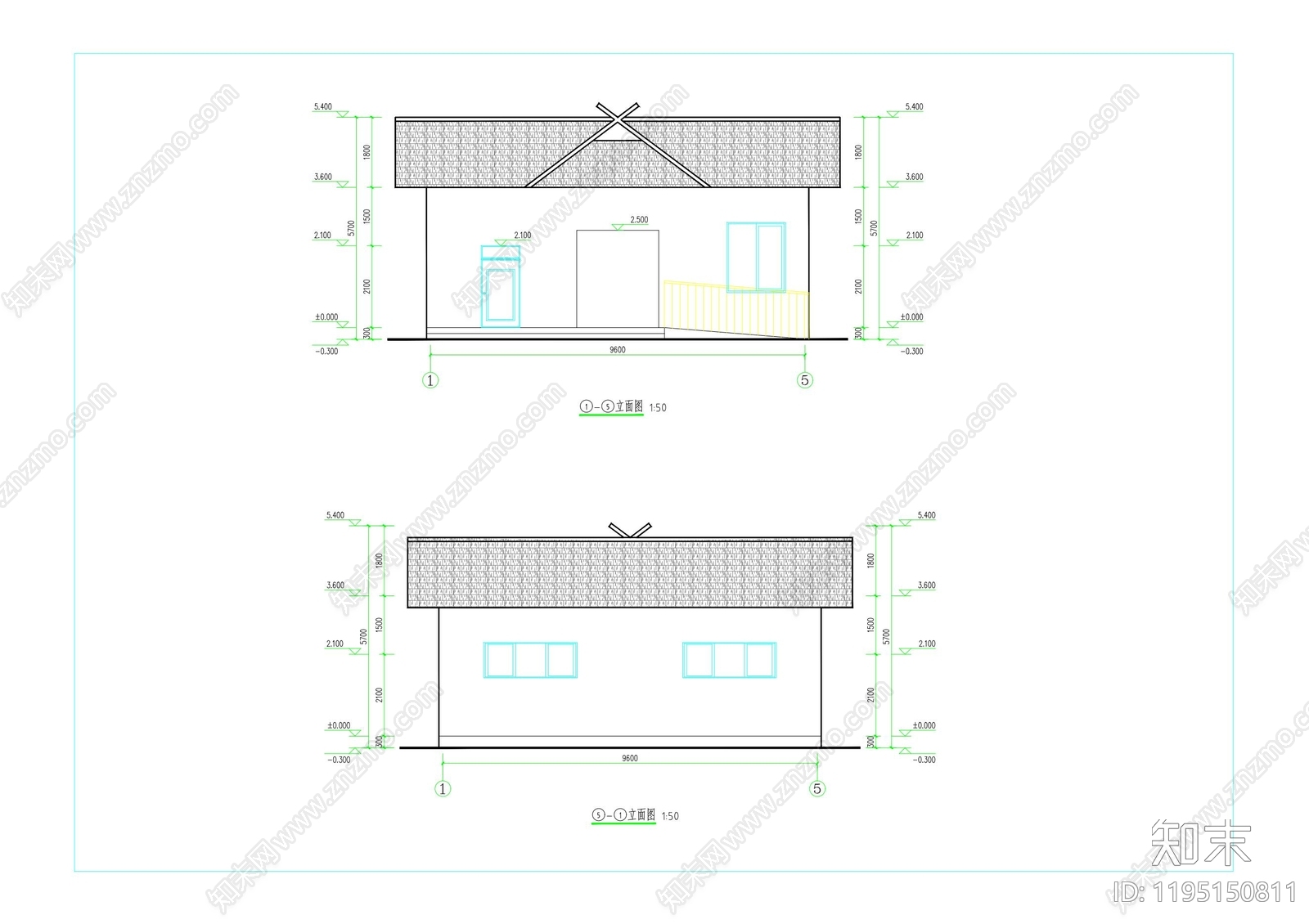 现代其他公共建筑施工图下载【ID:1195150811】