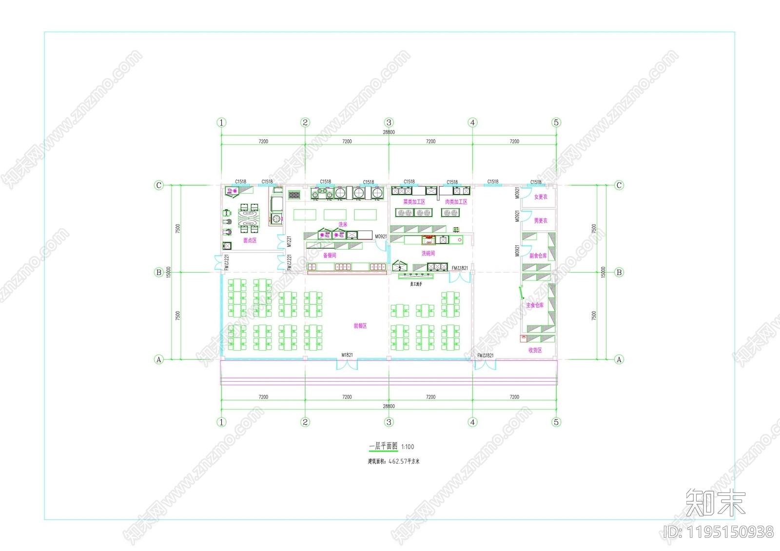 现代其他公共建筑cad施工图下载【ID:1195150938】
