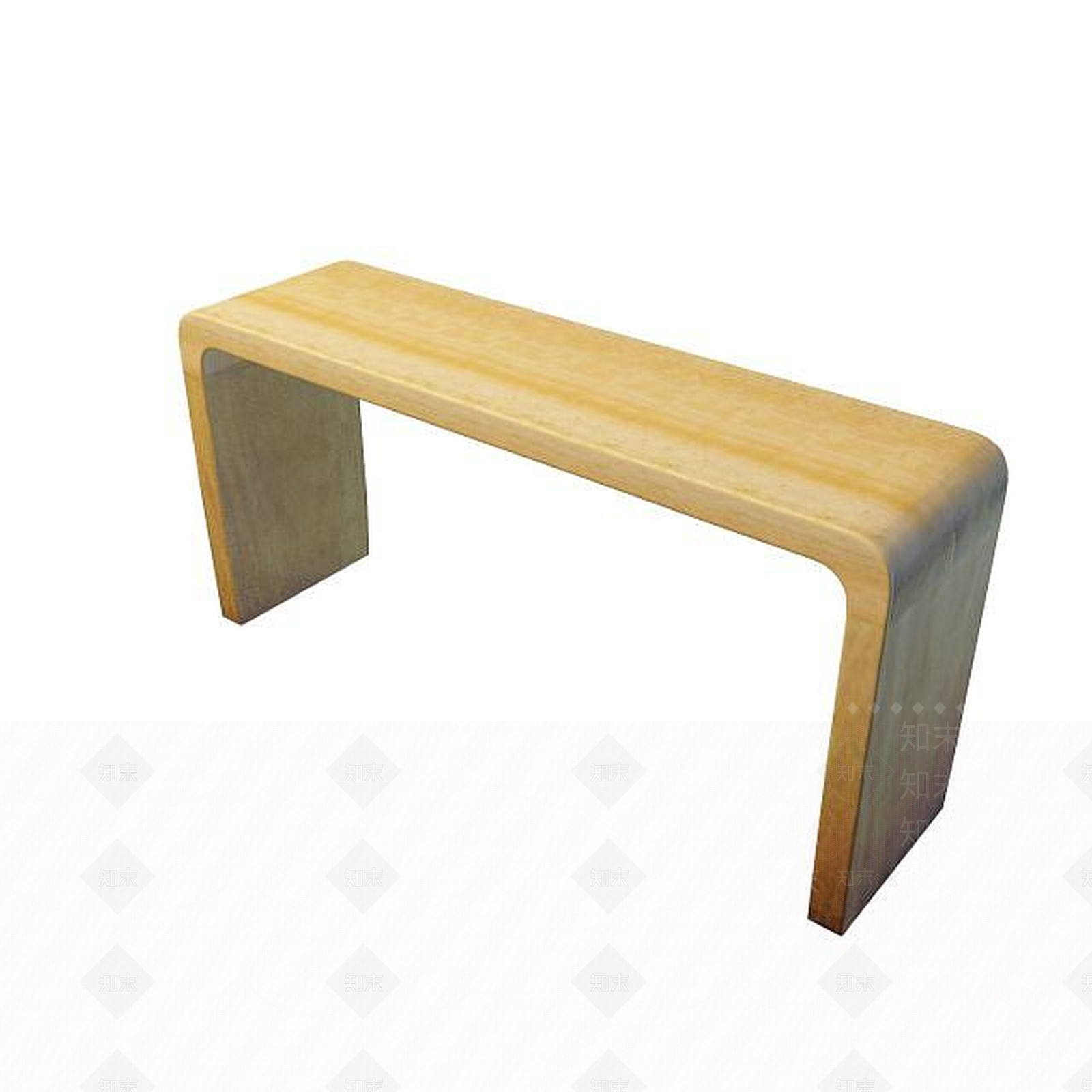 现代实木边几3D模型下载【ID:1195152032】