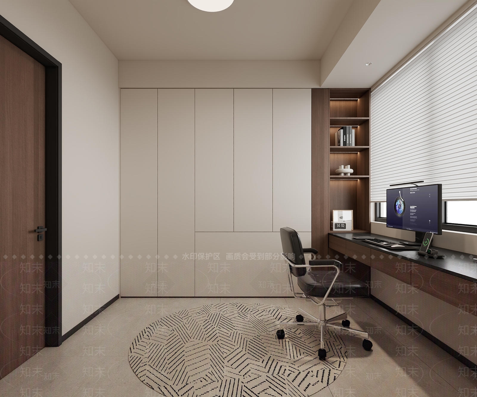 现代书房3D模型下载【ID:1195152018】