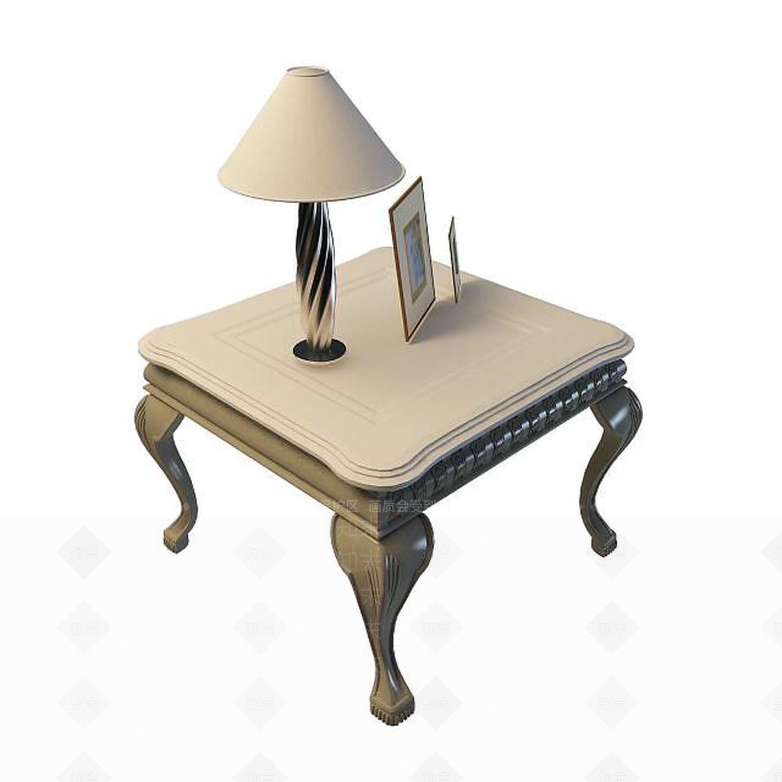 欧式古典欧式边几3D模型下载【ID:1195153495】