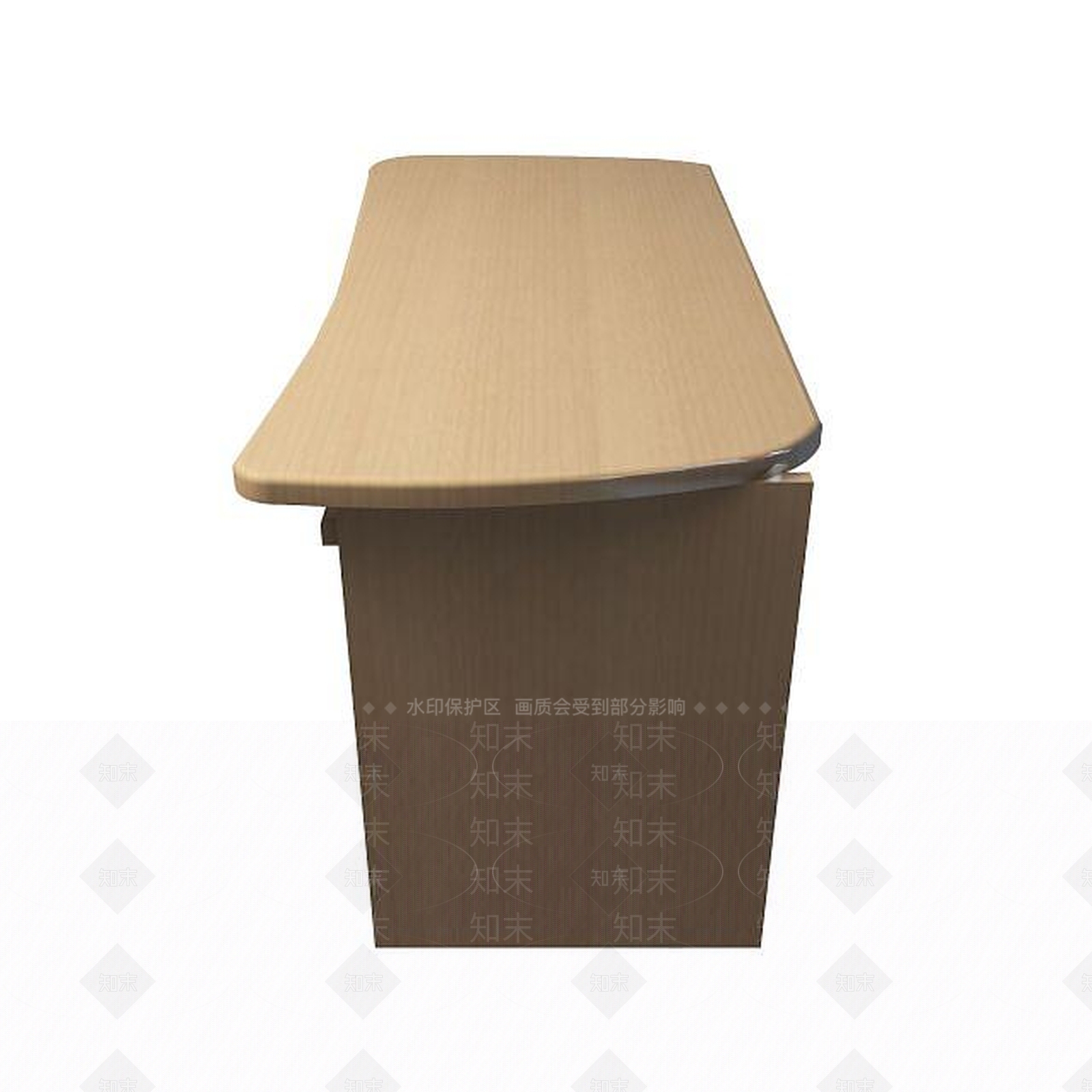 现代简约办公桌3D模型下载【ID:1195153875】
