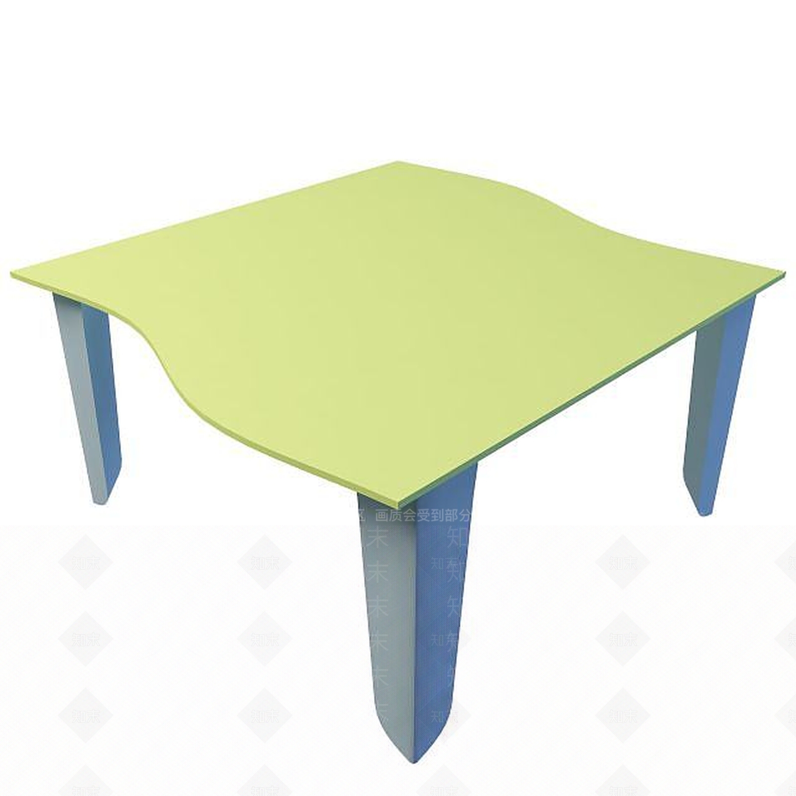 现代家居桌3D模型下载【ID:1195154152】