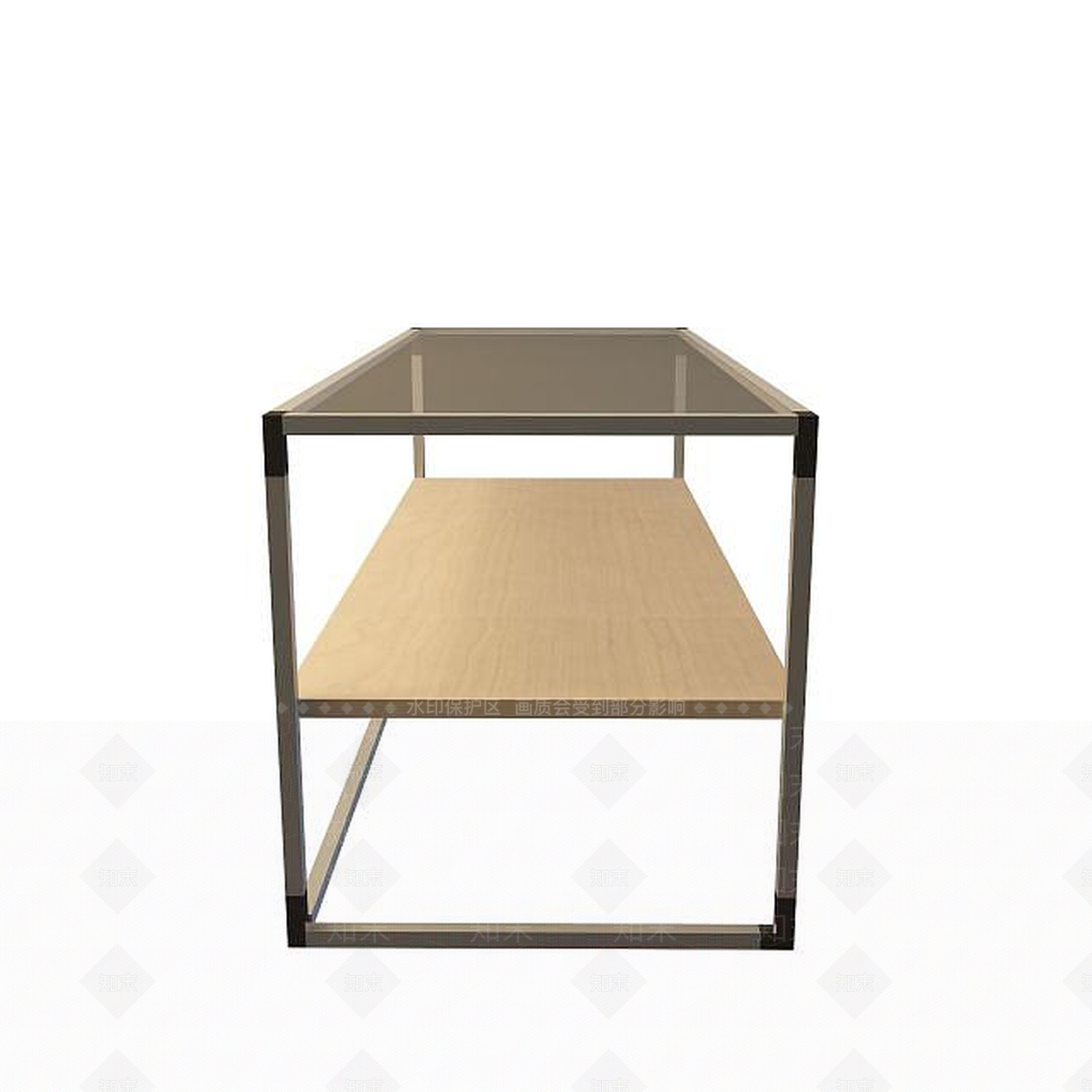 现代双层边几3D模型下载【ID:1195155187】