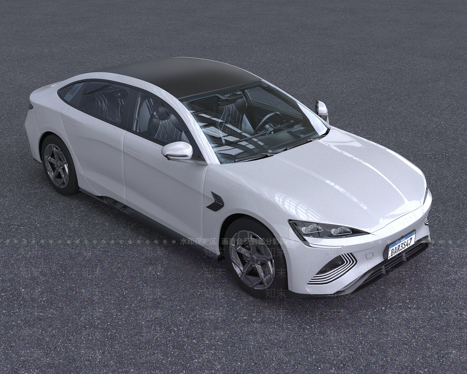 现代2024款比亚迪海豹Seal3D模型下载【ID:1195155293】