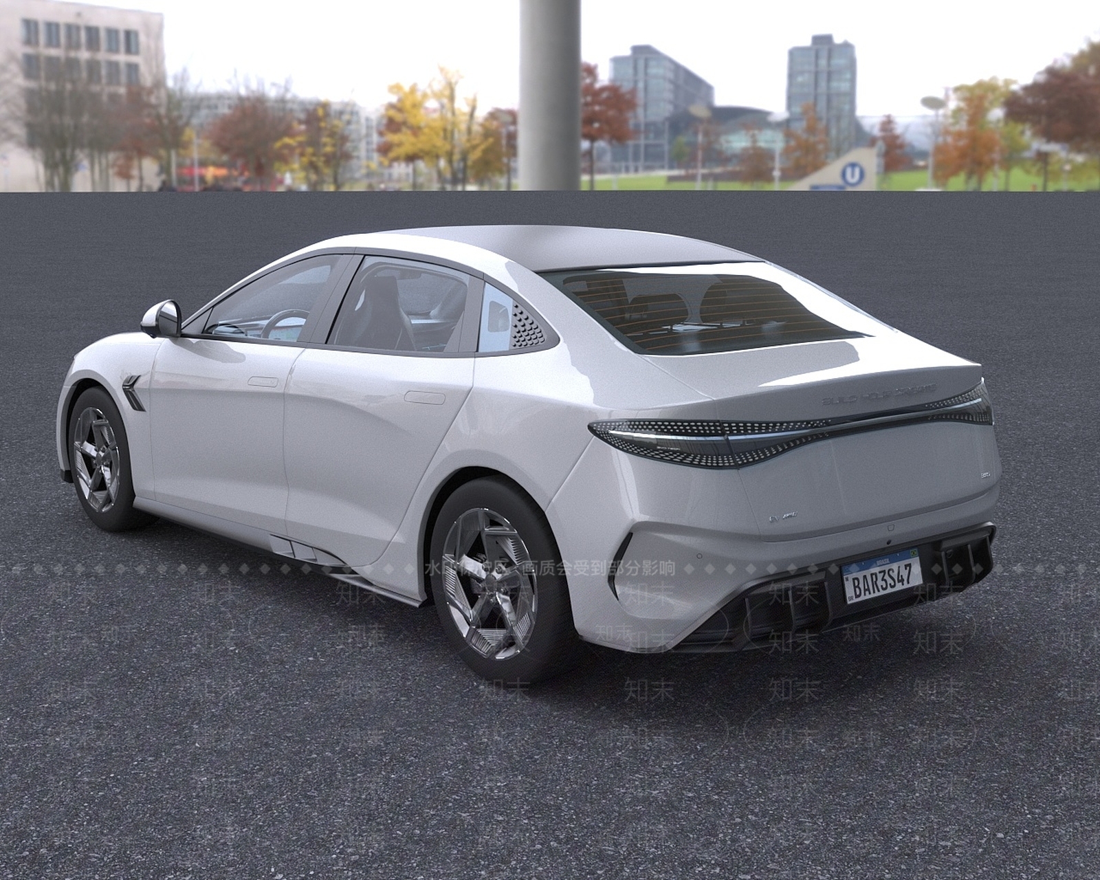 现代2024款比亚迪海豹Seal3D模型下载【ID:1195155293】