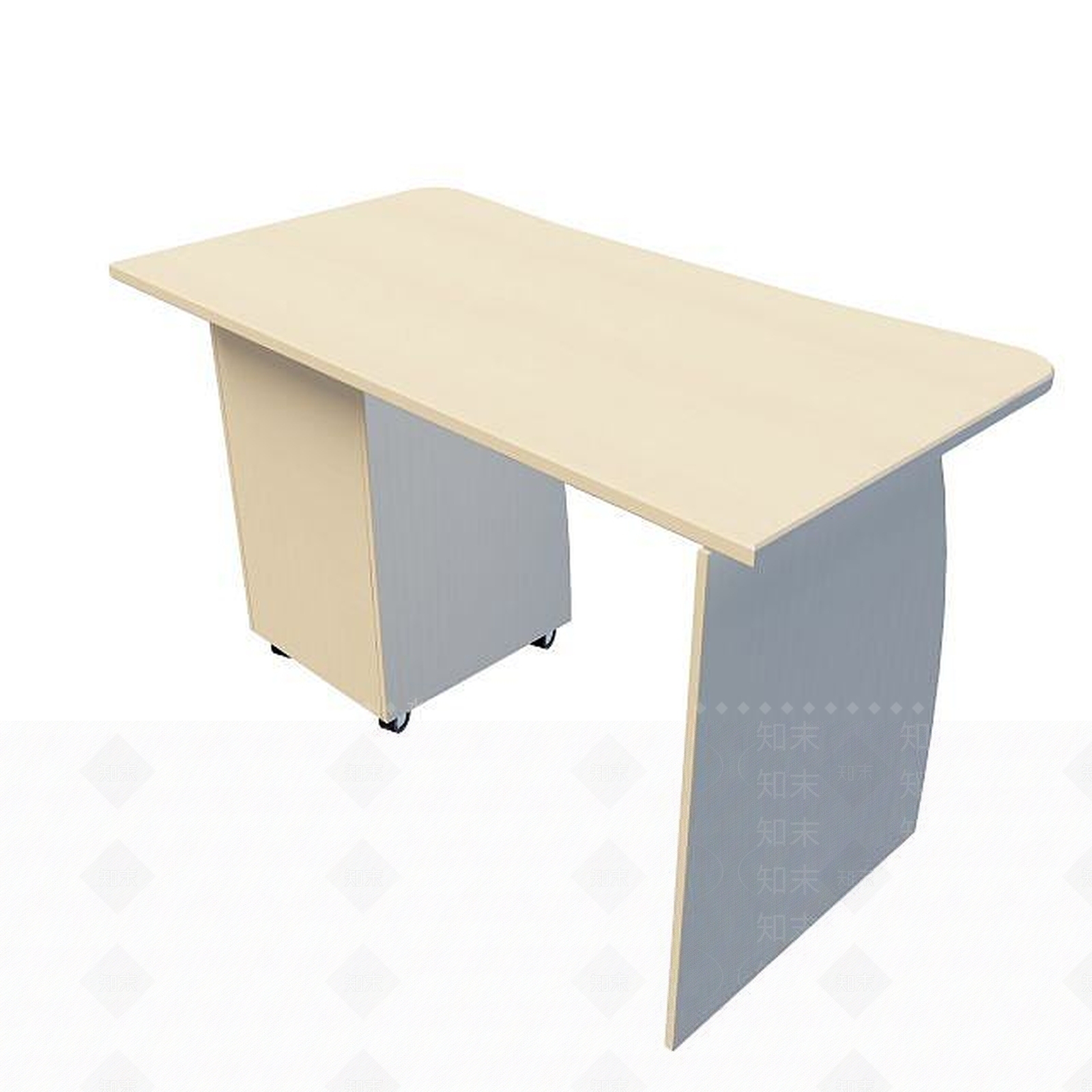 现代简约办公桌3D模型下载【ID:1195156424】