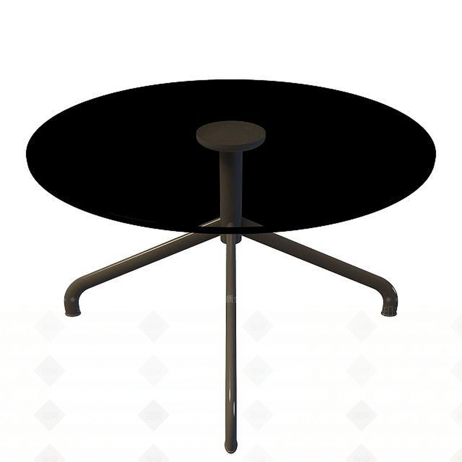 现代玻璃圆几3D模型下载【ID:1195156798】
