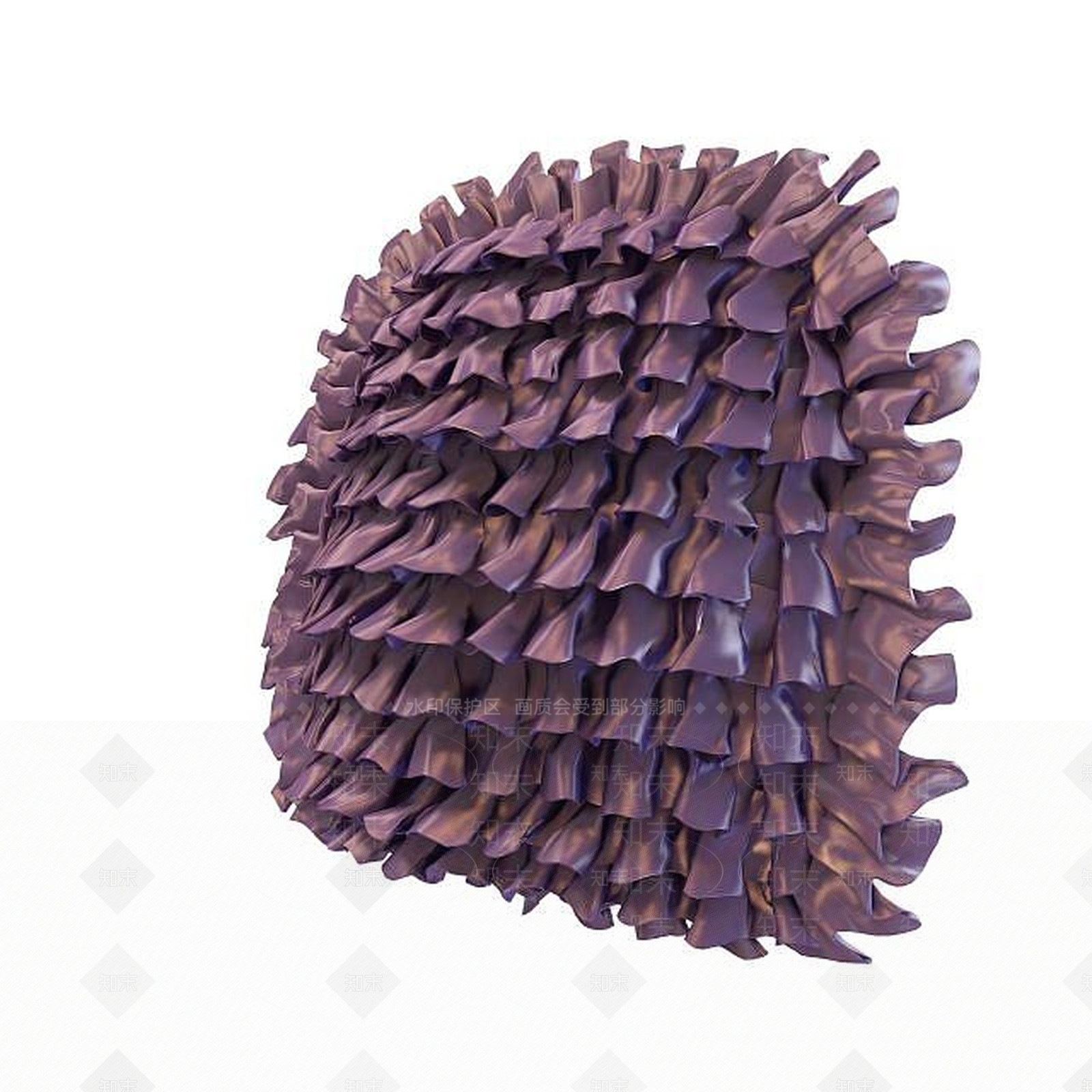 现代立体花抱枕3D模型下载【ID:1195156851】
