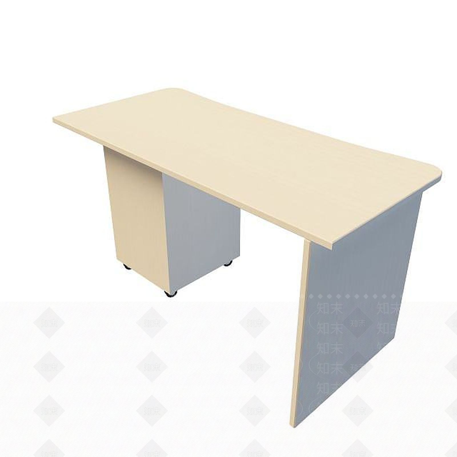 现代简约办公桌3D模型下载【ID:1195156802】