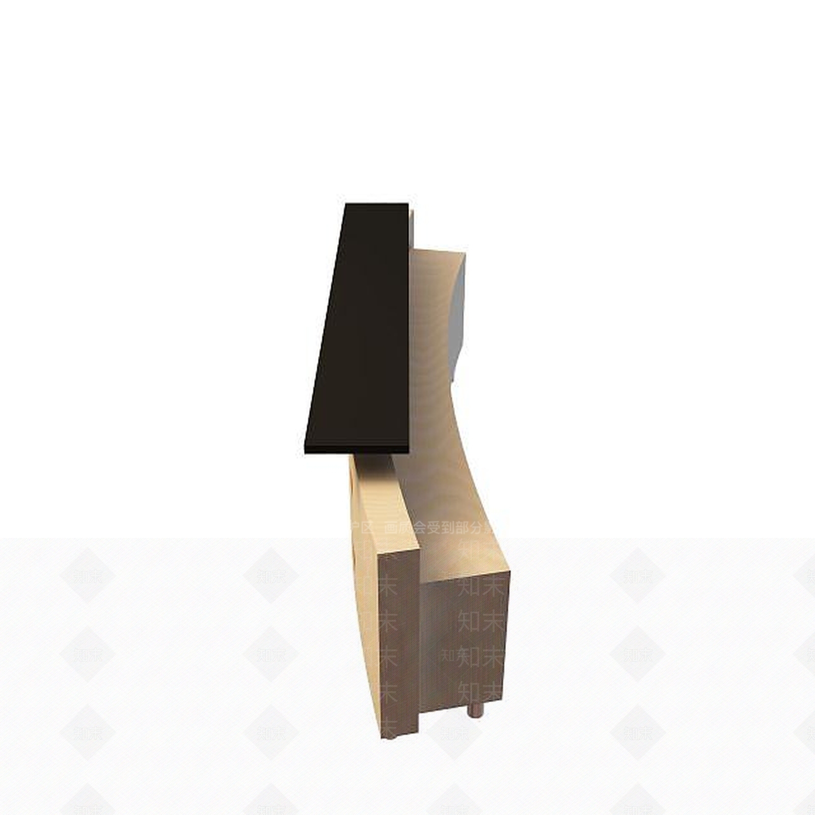 现代接待台3D模型下载【ID:1195156898】