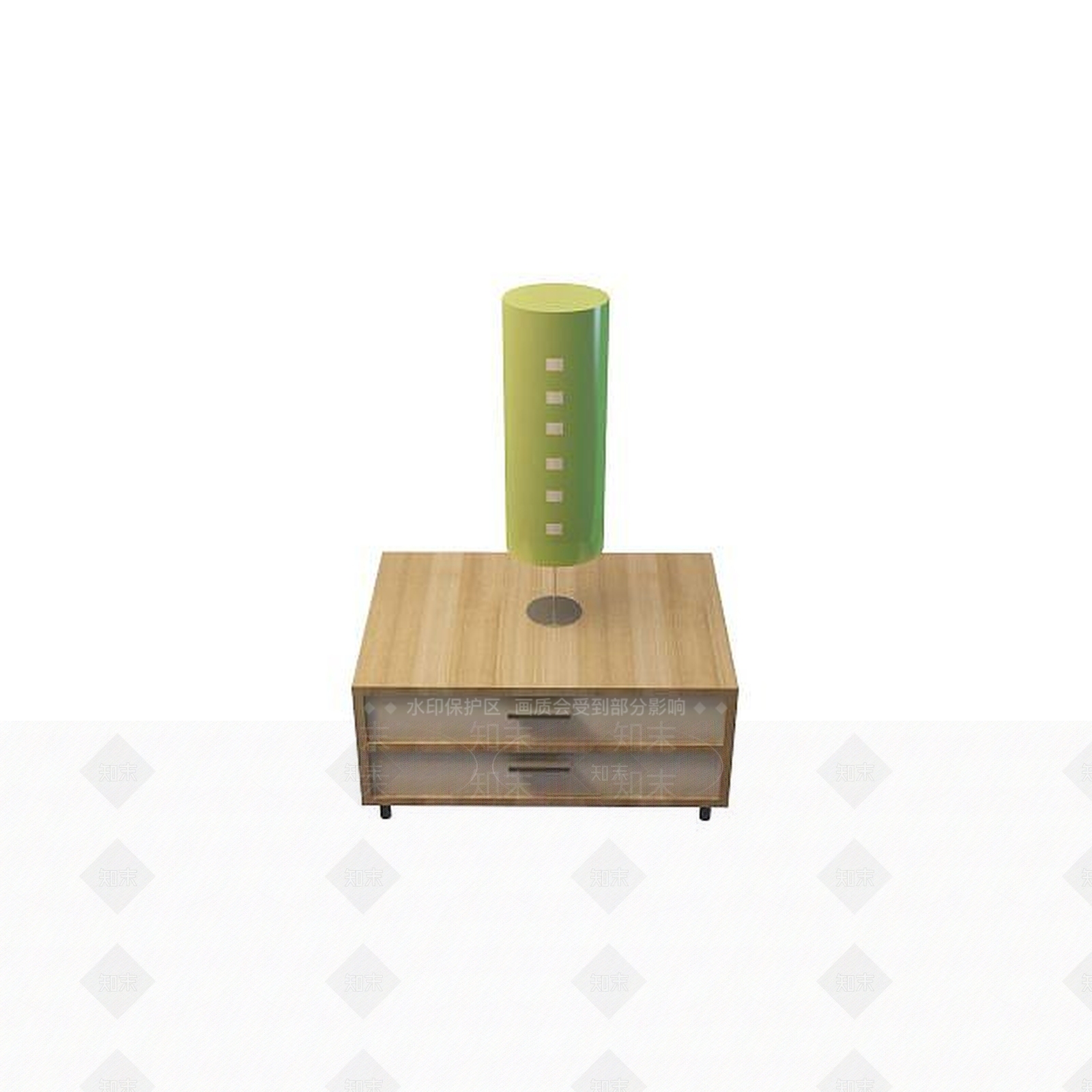 现代床边几3D模型下载【ID:1195157287】
