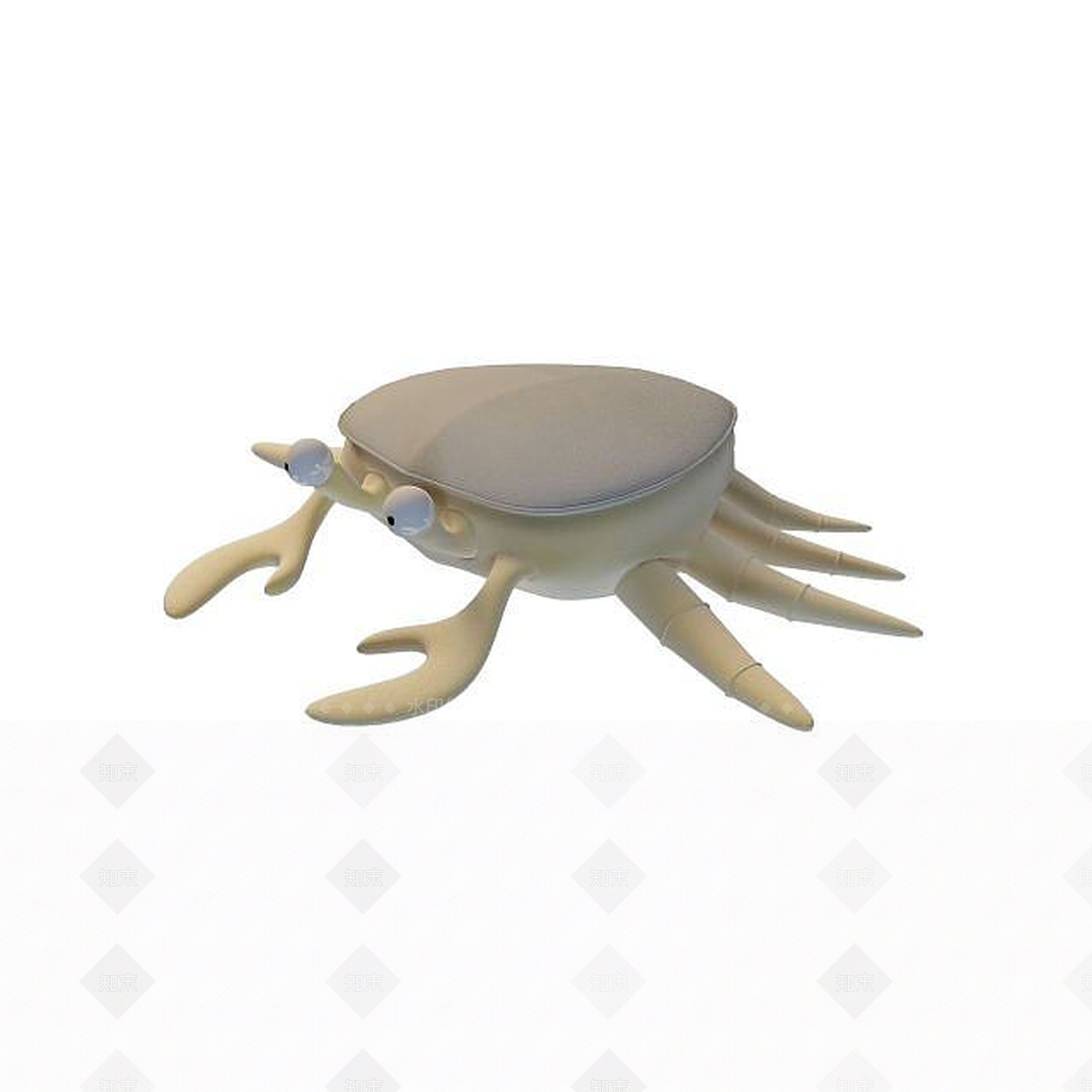 现代大闸蟹抱枕3D模型下载【ID:1195157238】