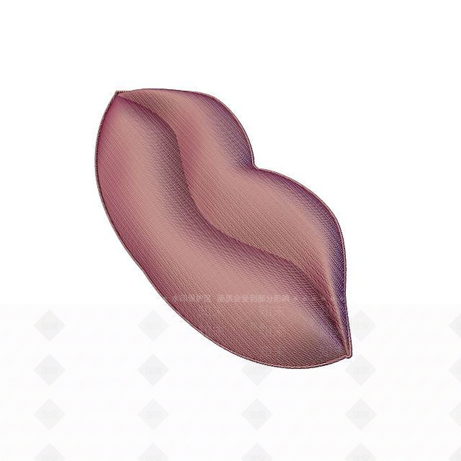 现代嘴唇抱枕3D模型下载【ID:1195157303】