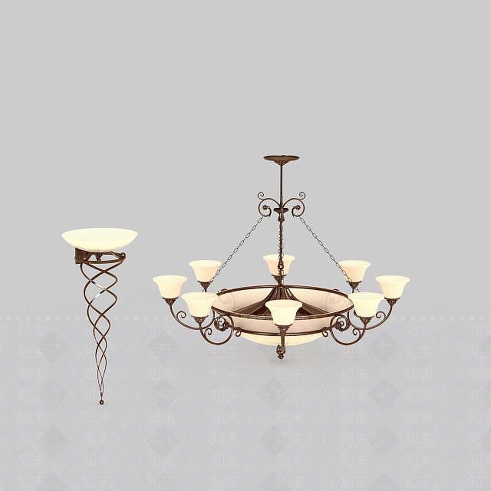 现代封闭式厨房3D模型下载【ID:1198922682】