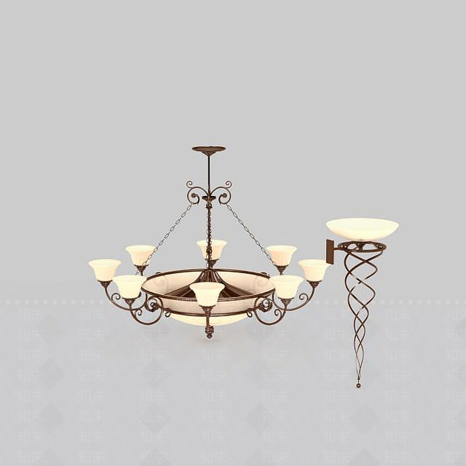 现代封闭式厨房3D模型下载【ID:1198922682】