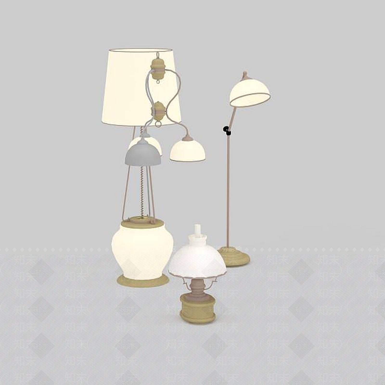 现代封闭式厨房3D模型下载【ID:1198912613】