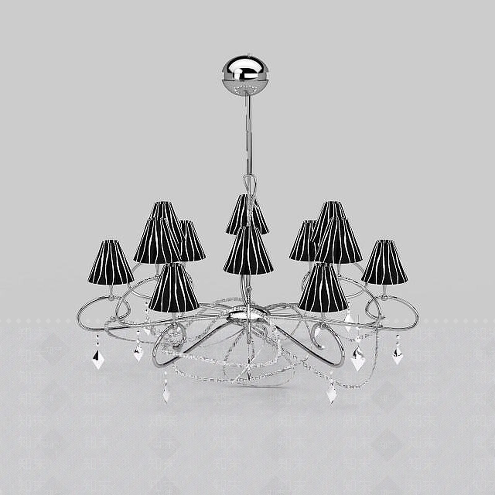现代封闭式厨房3D模型下载【ID:1195161399】