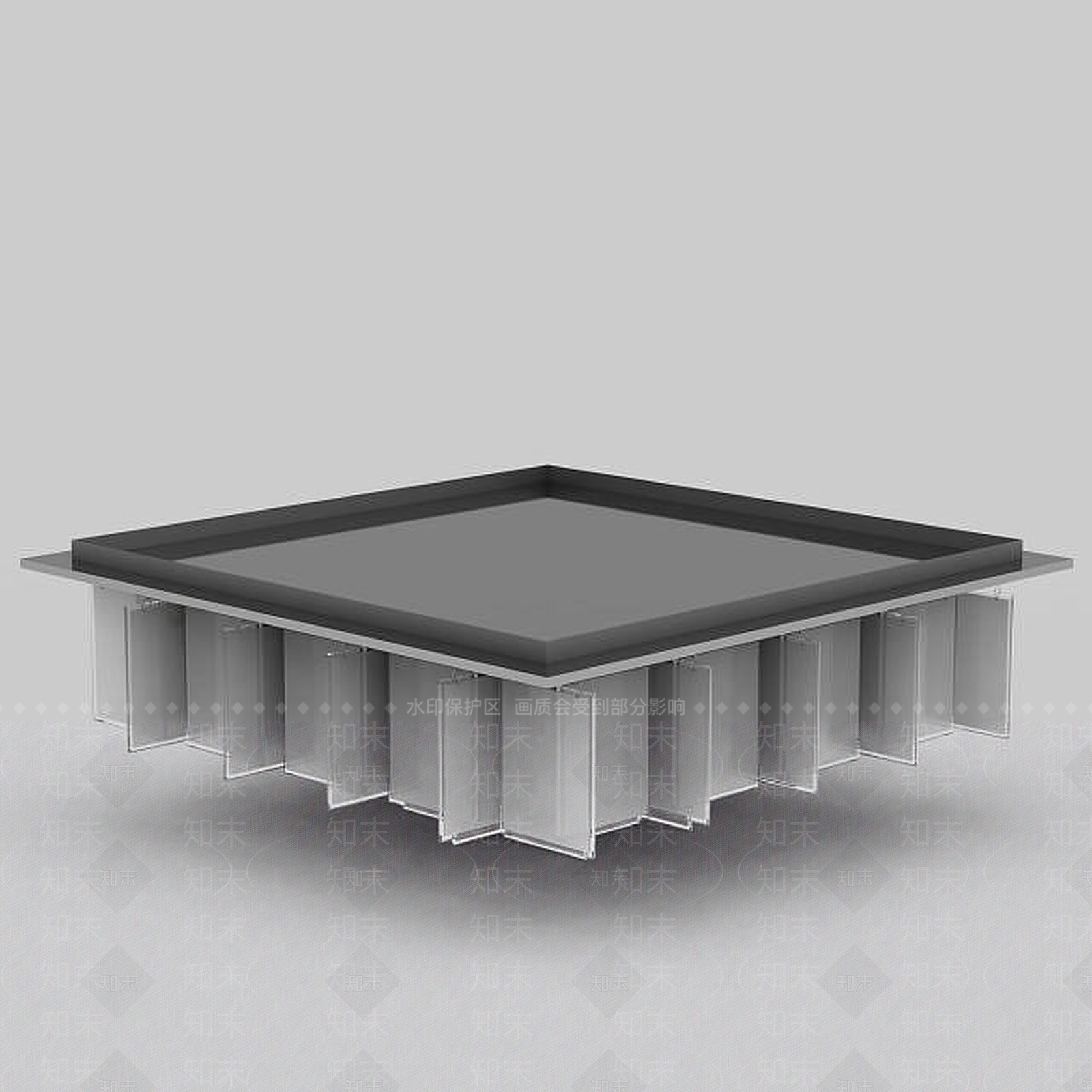 现代灯具组合3D模型下载【ID:1198921639】