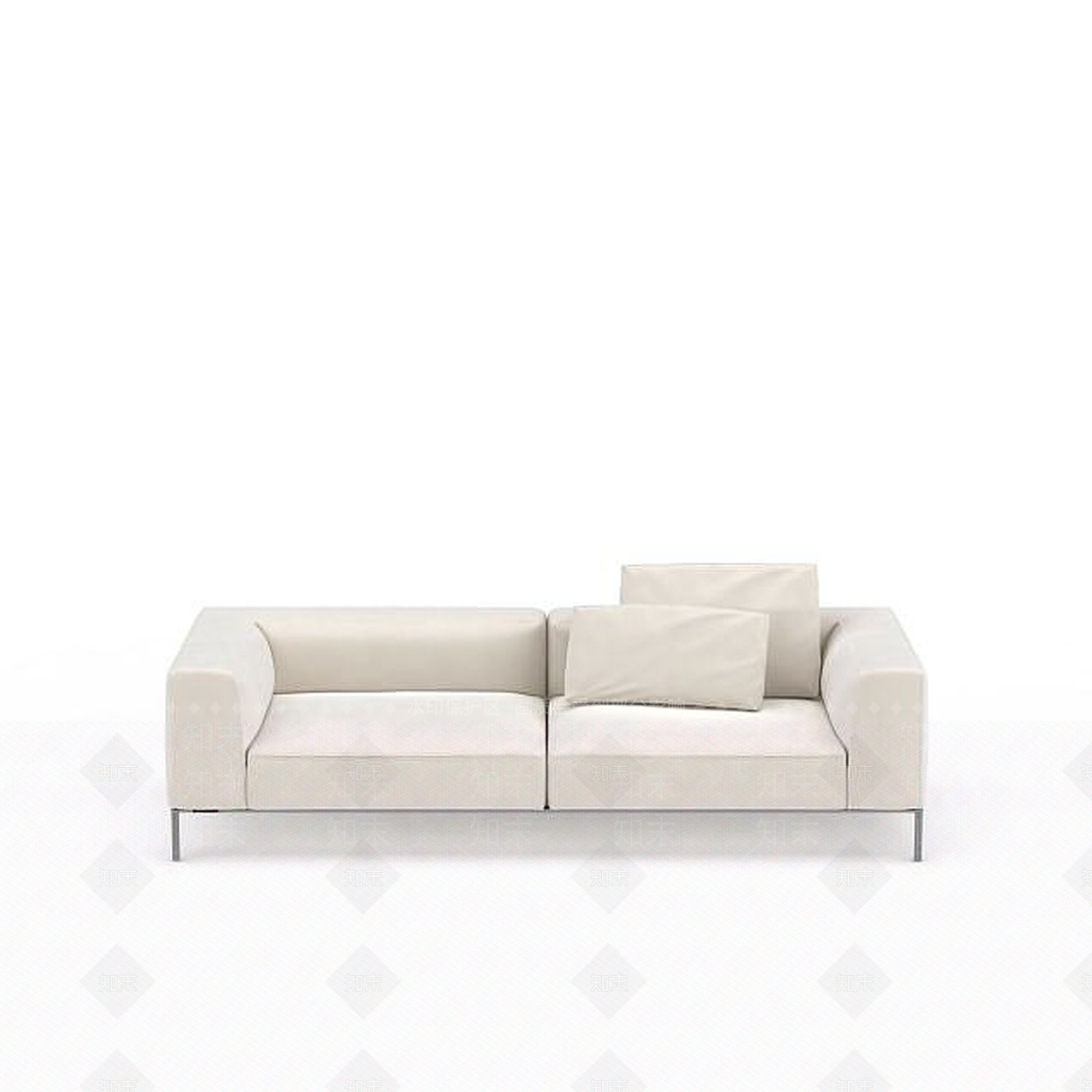 现代双人沙发3D模型下载【ID:1198911451】